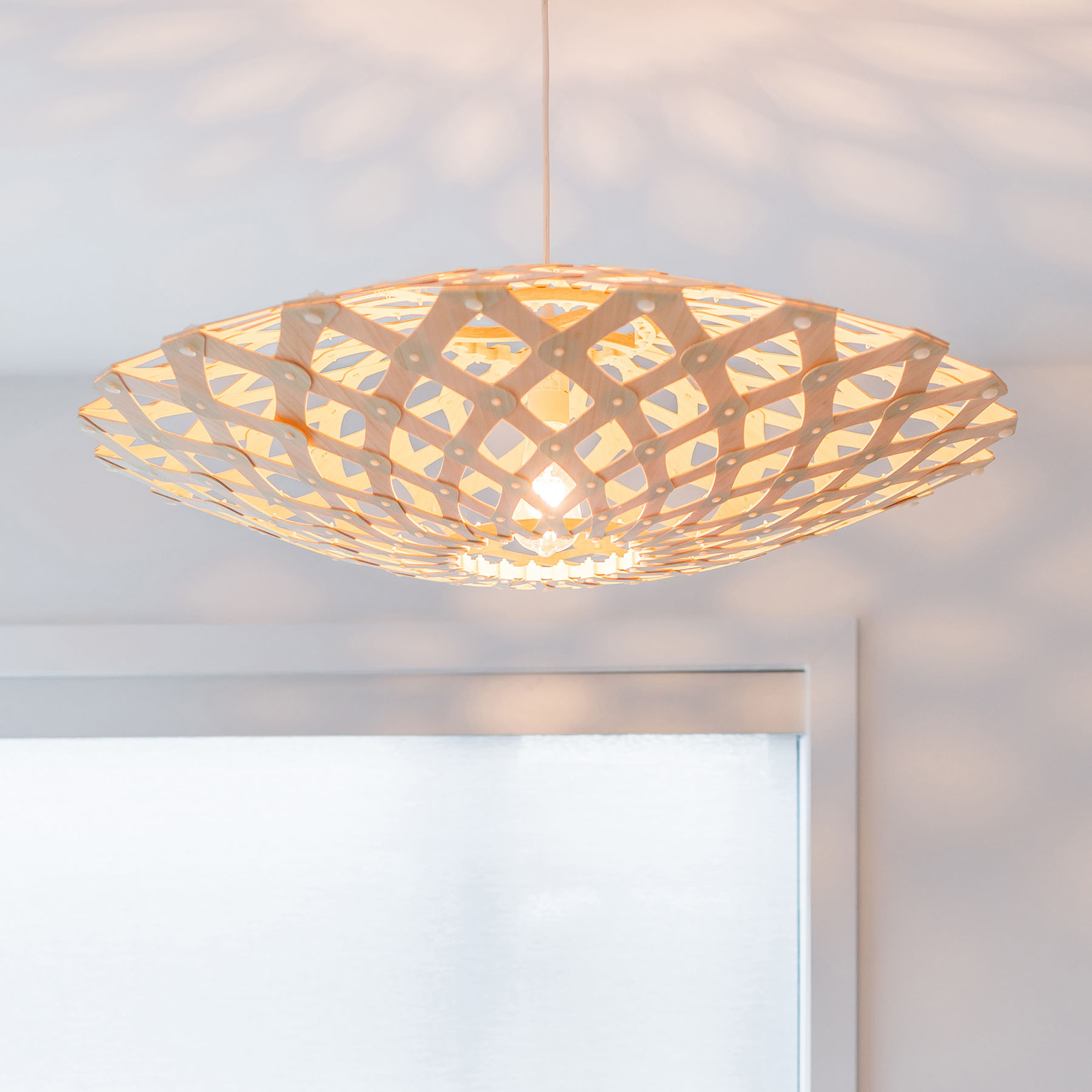 david trubridge Flax pendant lamp Ø 80 cm natural