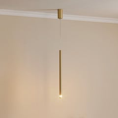 Lampada a sospensione Sopel Laser, a 1 luce, oro