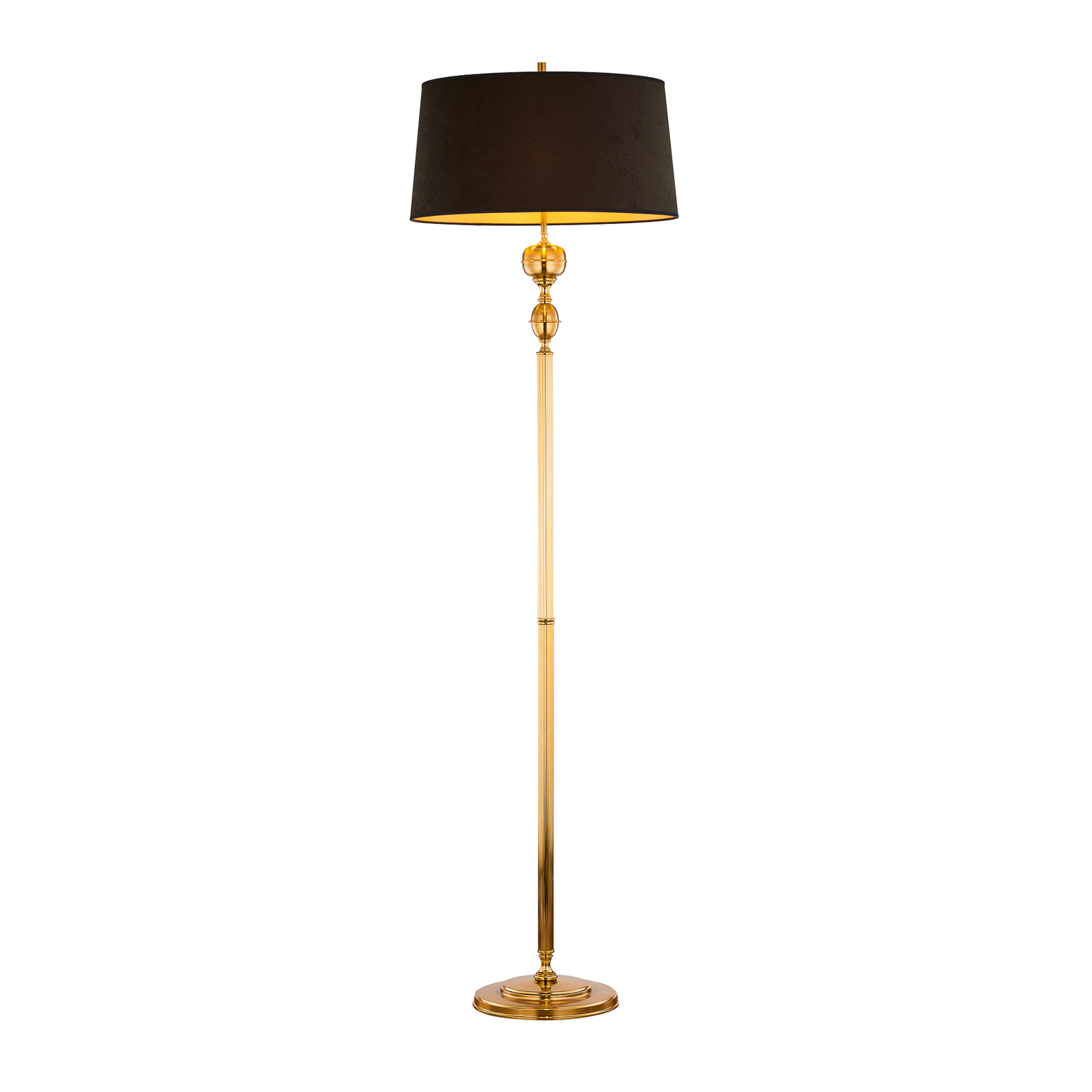 Baranio floor lamp, fabric lampshade
