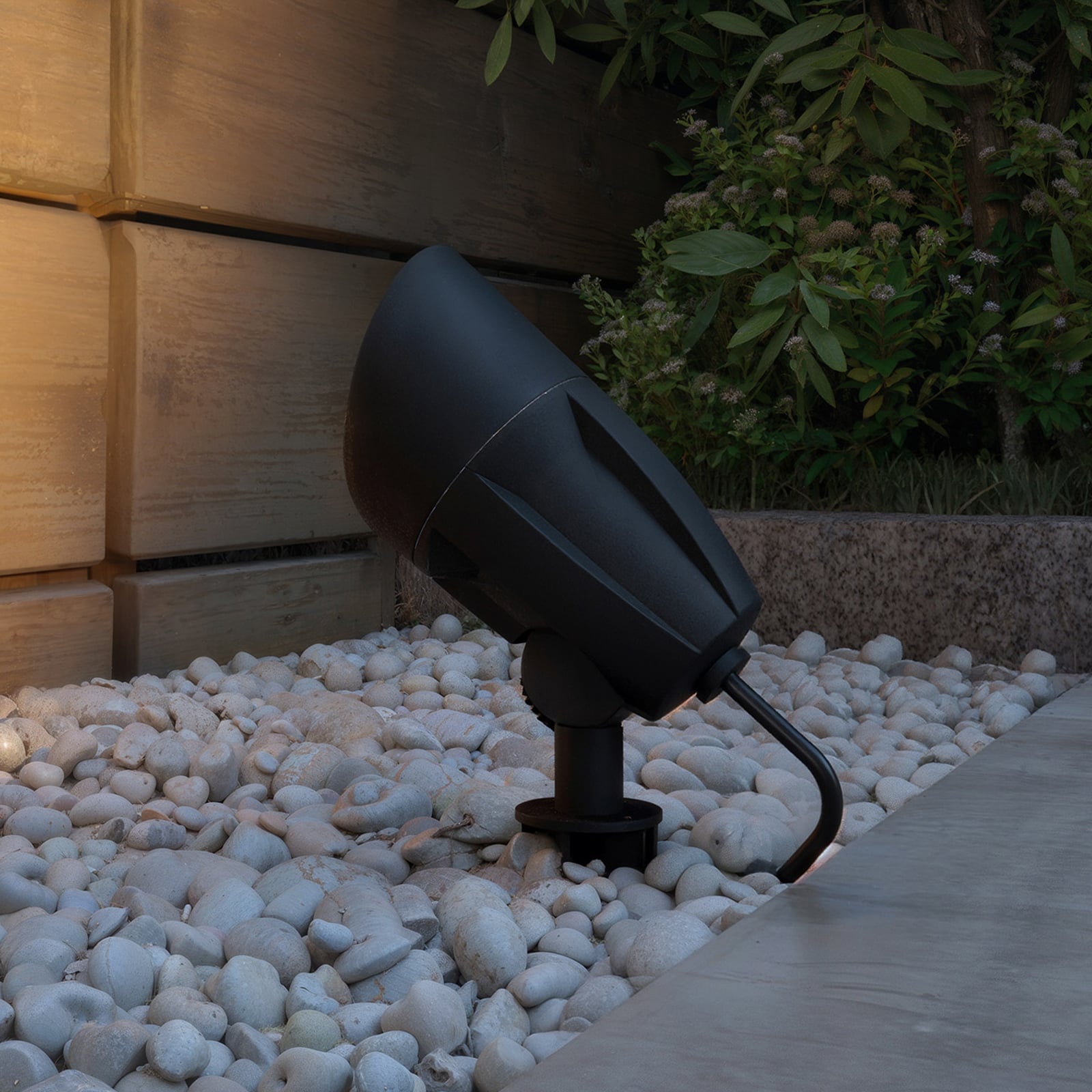 Philips Cylr -maapiikkikohdevalo, musta, pistokeliitäntä, IP44, GU10