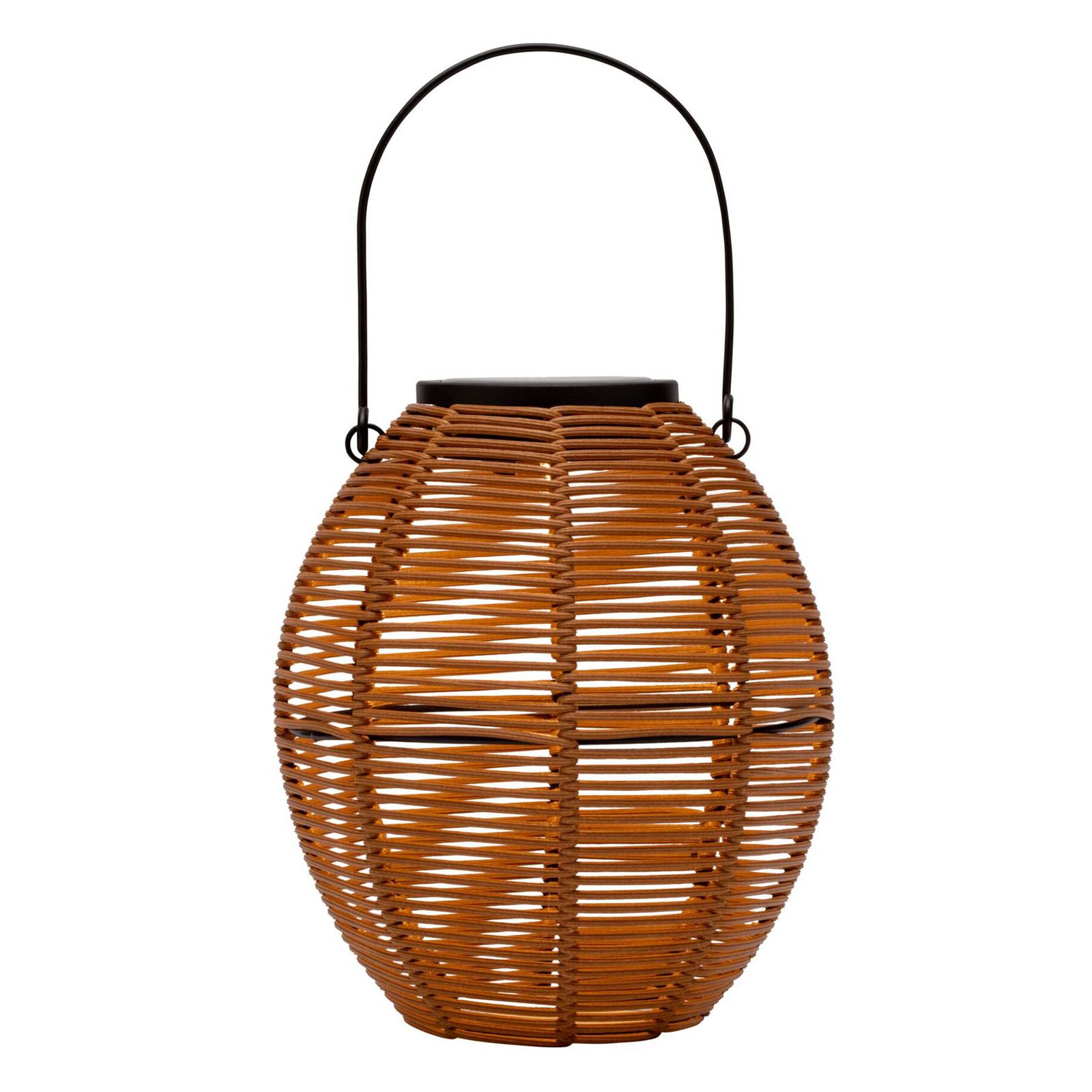 Pauleen Sunshine Crush LED solar lantern, polyrattan, 0.06 W, H: 19.5 cm