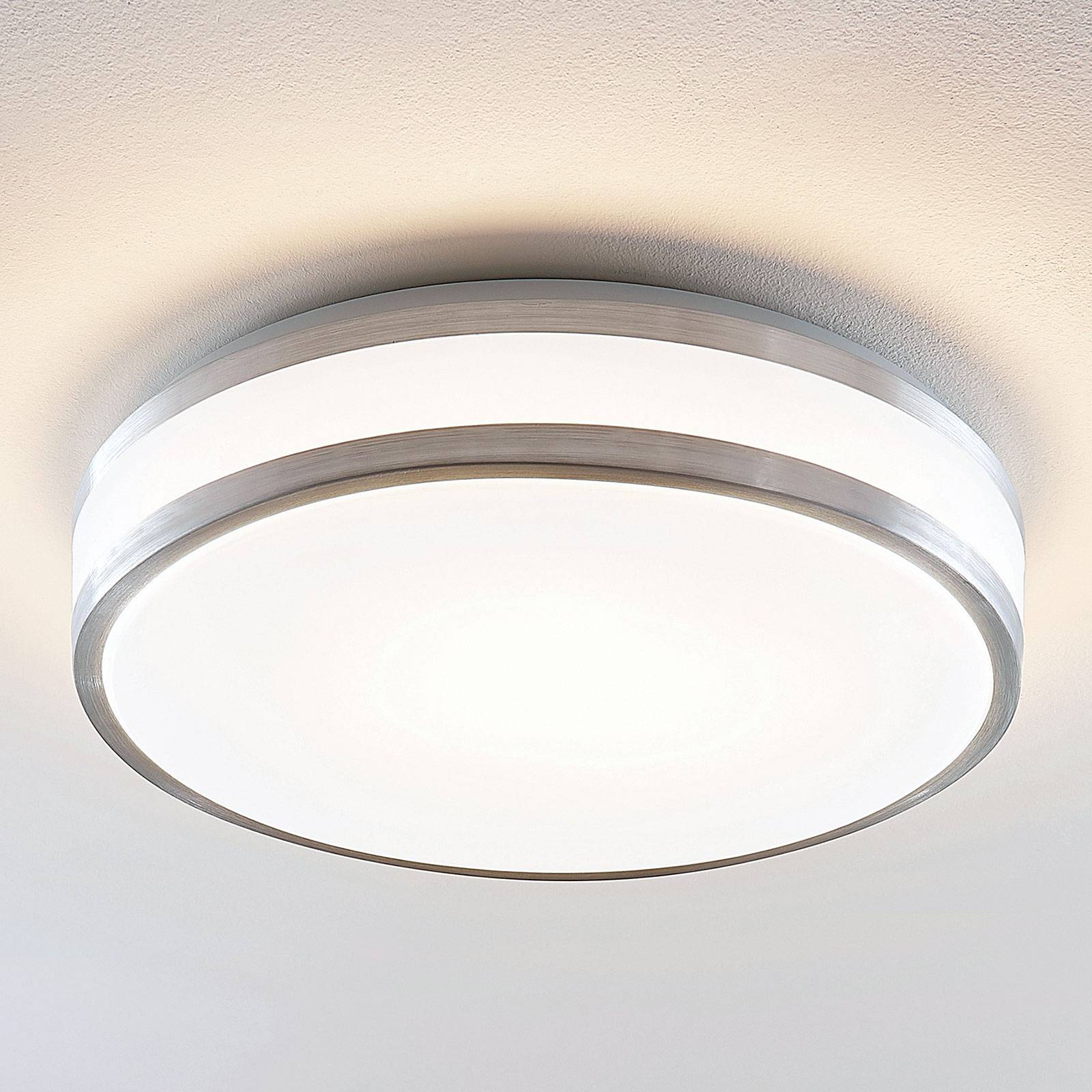 Lindby Nelia plafonnier LED alu rond 41 cm