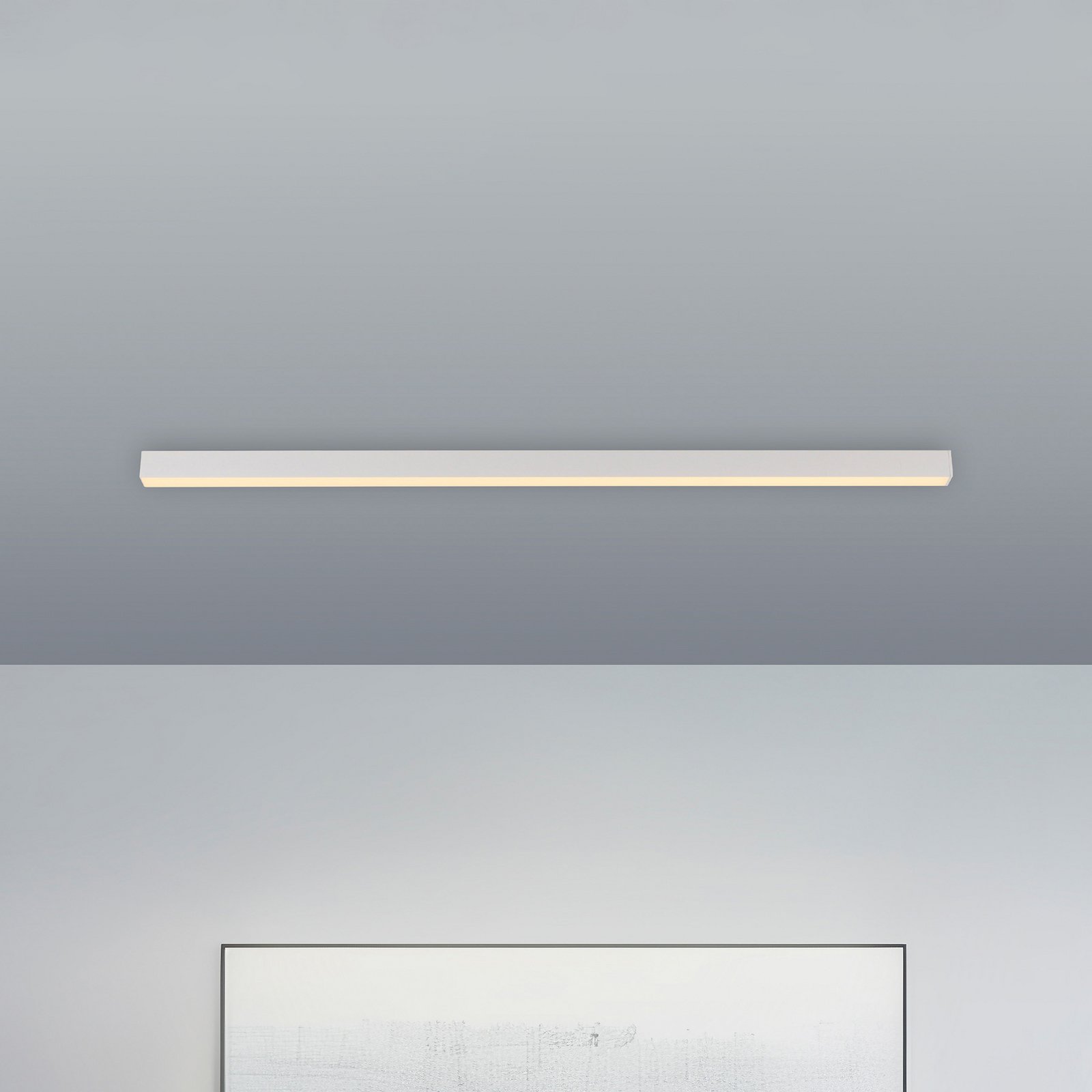 Candeeiro de teto LED PURE Lines, 110 cm de comprimento, CCT, comando à