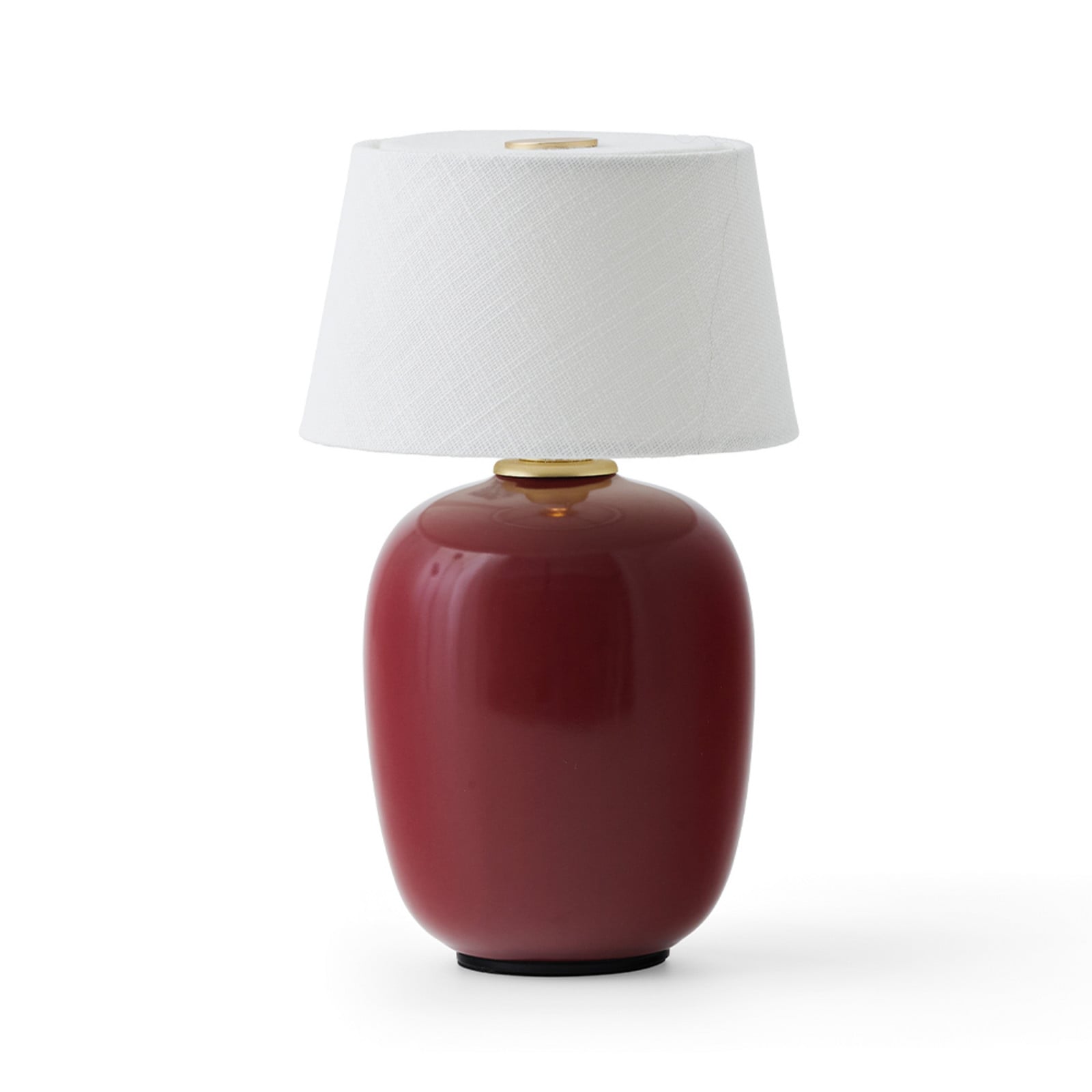 Torso batteridrevet bordlampe, rød, 20 cm, USB Audo Copenhagen - Stue - Design - Keramik - Med én lyskilde