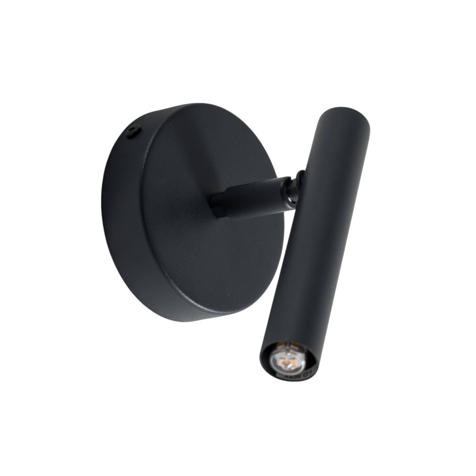 Kinkiet Sopel, antracytowy, 1-punktowy, stal, wysokość 15 cm