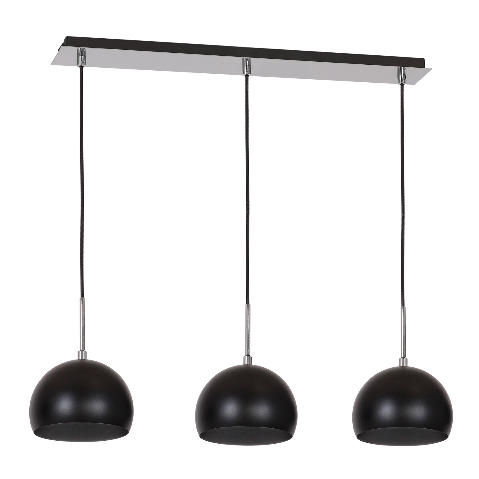 Lampada A Sospensione Cool 3 Luci Lunga Nero Lampade it lampada-a-sospensione-cool-3-luci-lunga-nero-lampade-it