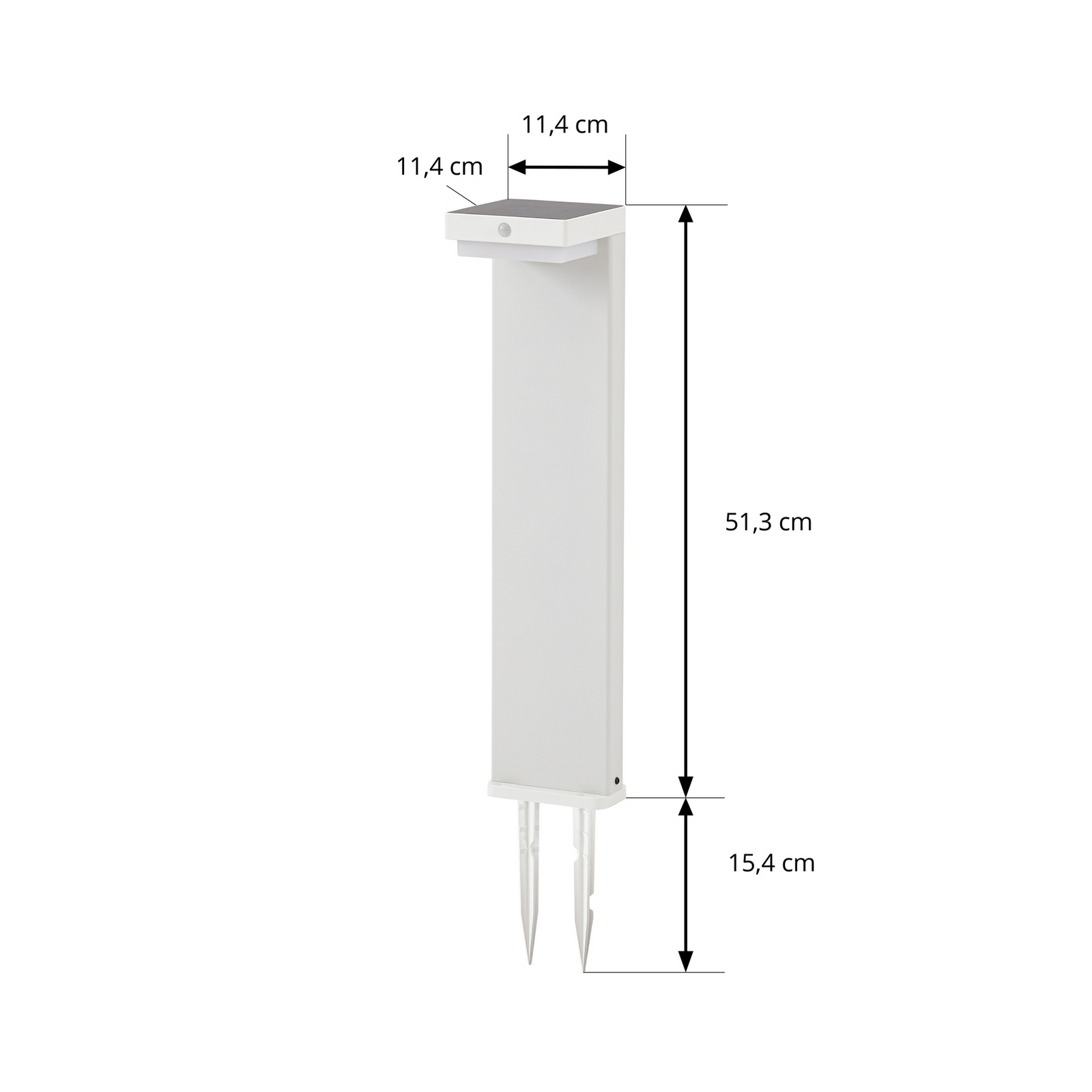 Lindby LED talapzati világítás Eleazar, fehér, alumínium, érzékelő Lindby LED talapzati világítás Eleazar, fehér, alumínium, érzékelő