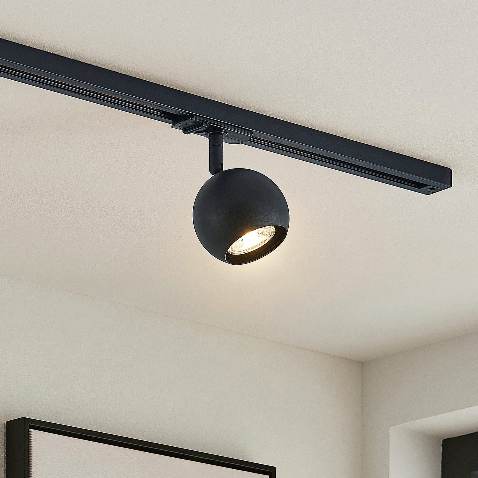 Linaro Round Spotskena GU10 Svart - Lindby