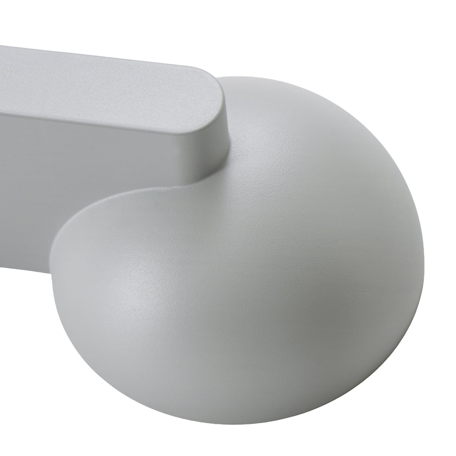 Velira LED buiten wandlamp, metaal, IP54, lichtgrijs - Lucande