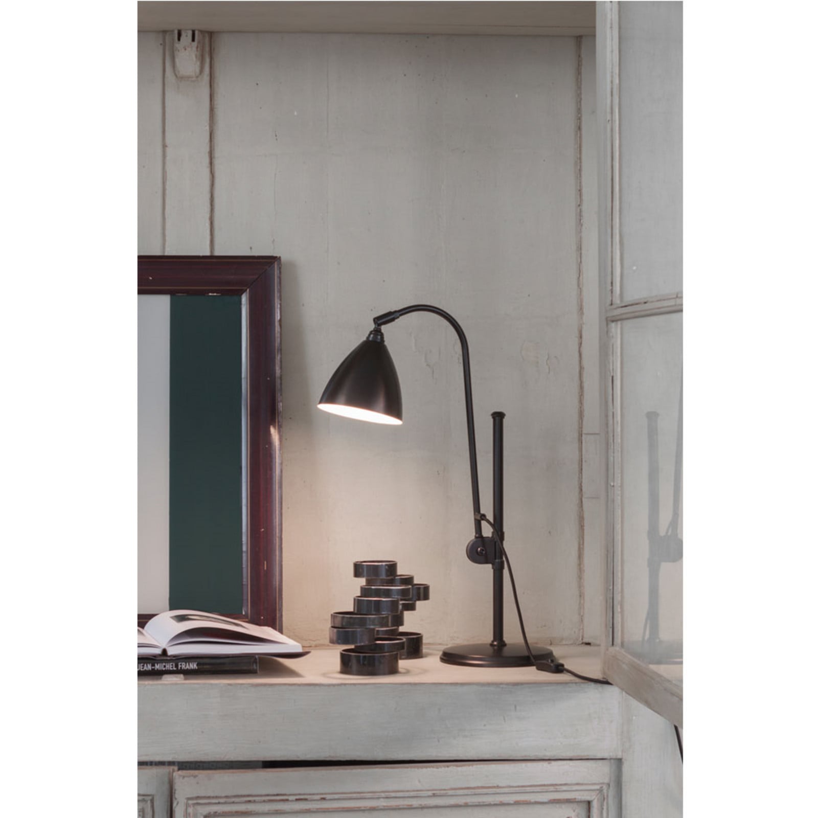 Bestlite BL1 Tischleuchte, schwarz, Ø 16 cm GUBI - Wohnzimmer - Metall