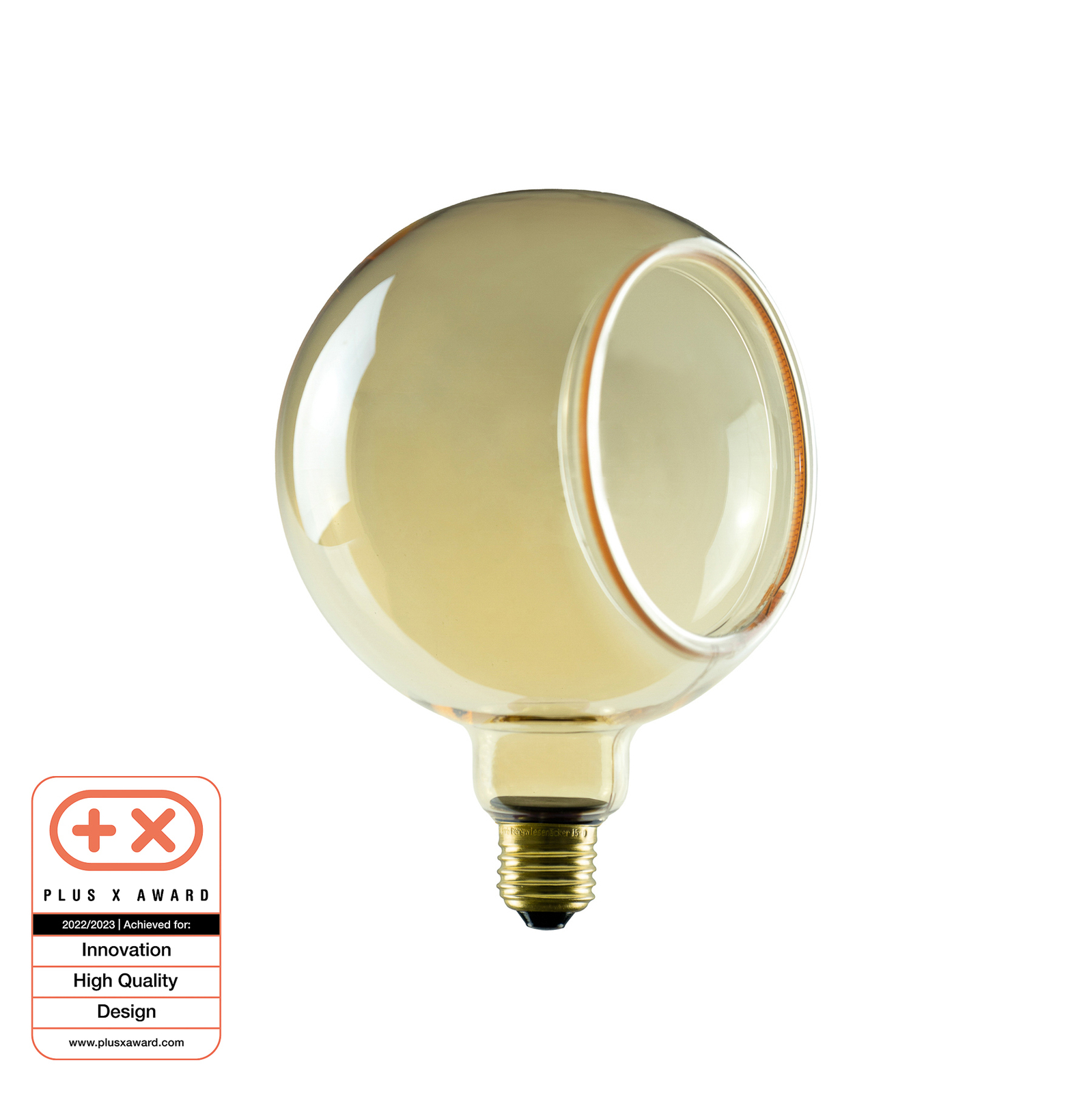 SEGULA LED floating bol G150 E27 4,5W goud 90°