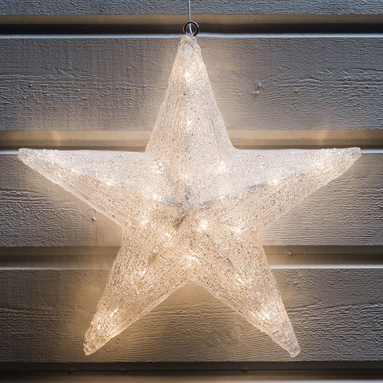 Dekoratívna hviezda LED na vonkajšie použitie, Ø 40 cm