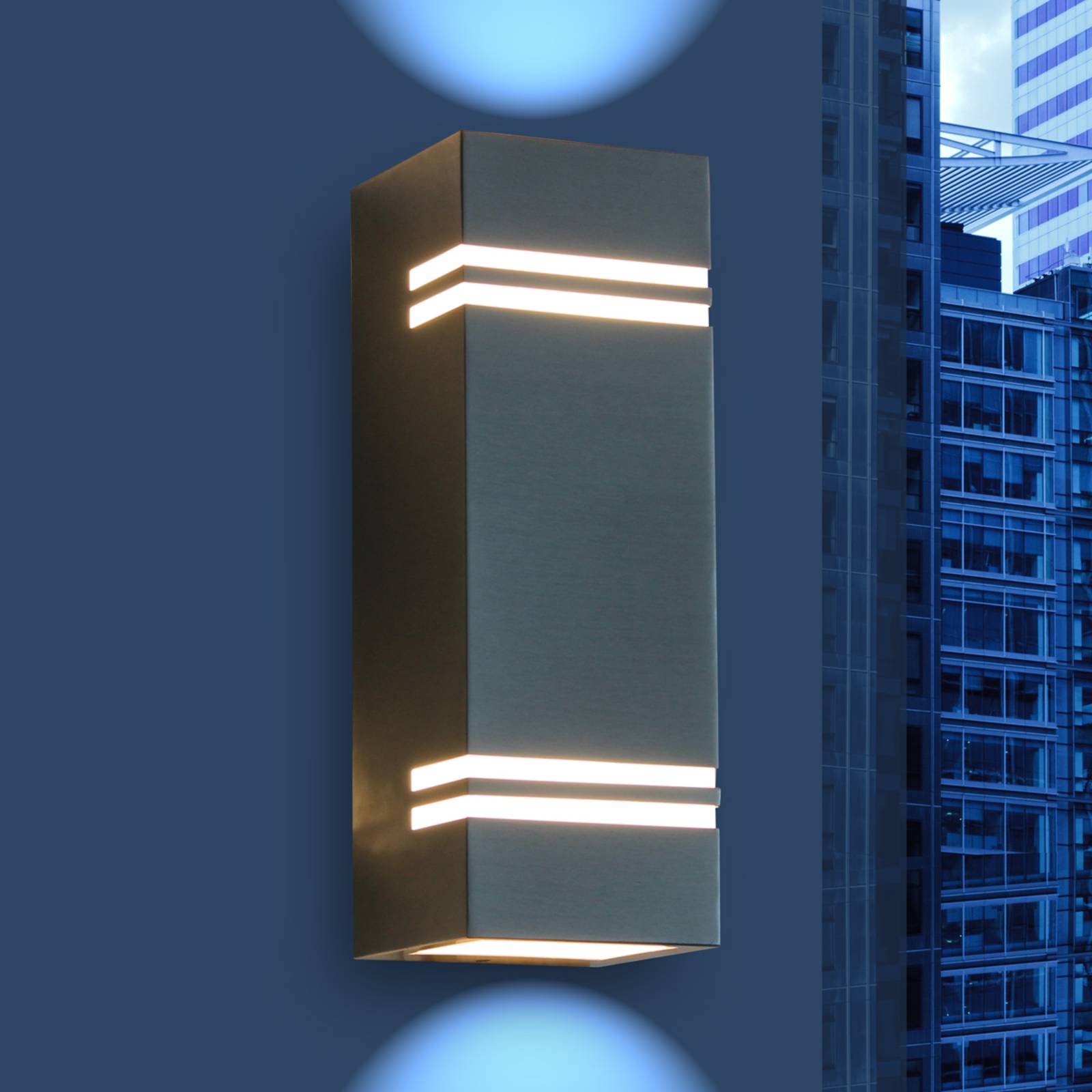 Eco-Light Modern LED-utomhusvägglampa Stripes