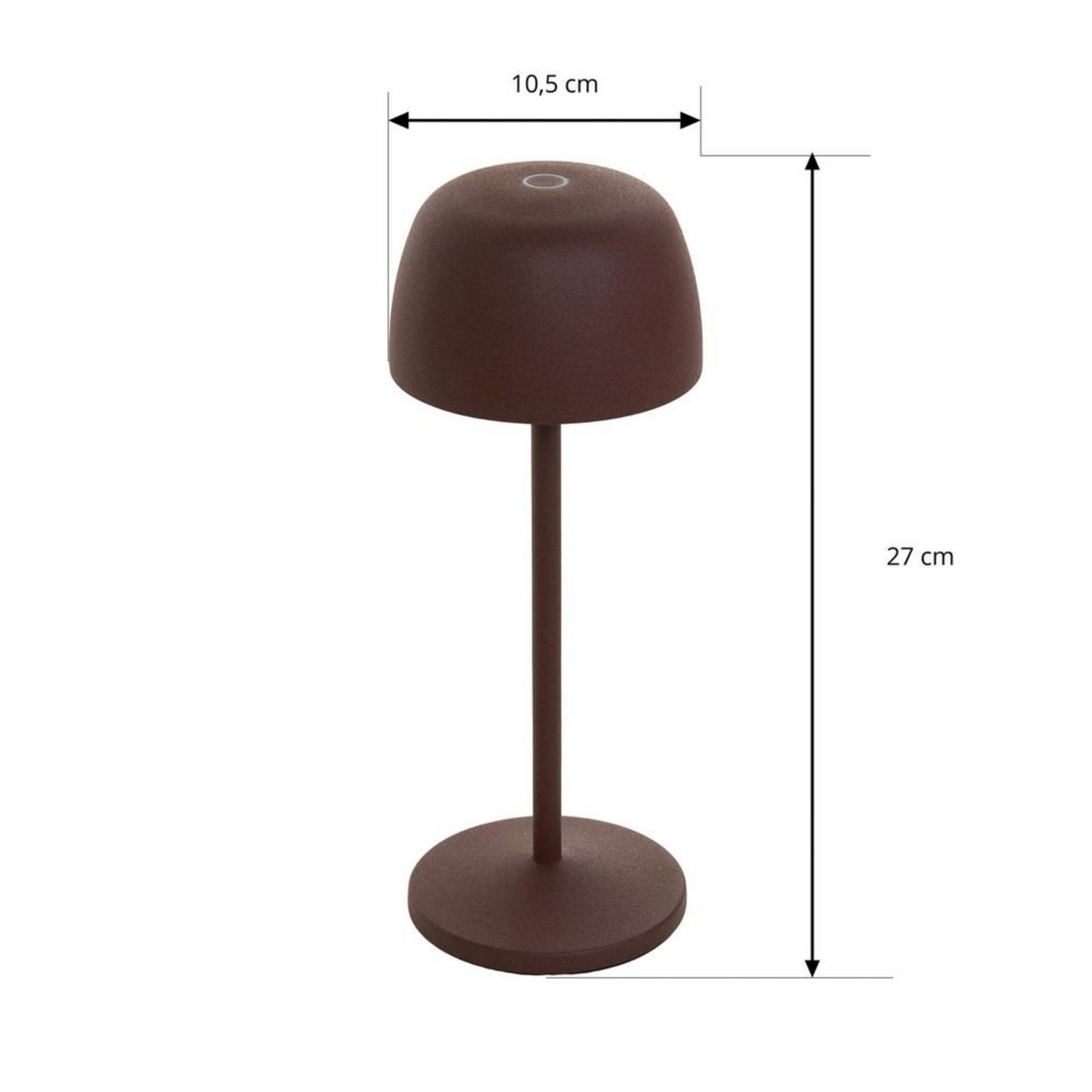 Arietty Portable Table Lamp Brown/Rust - Lindby