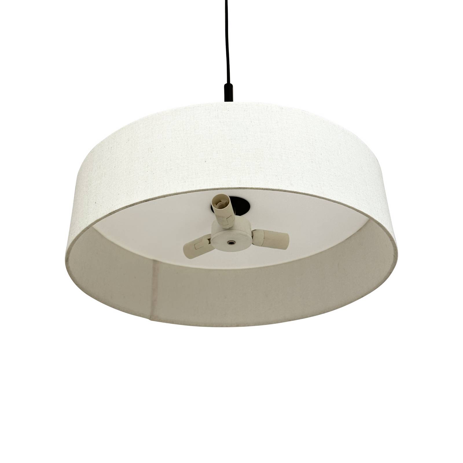 Dyberg Larsen Lampa wisząca Calix, wysokość 12 cm, naturalna biel