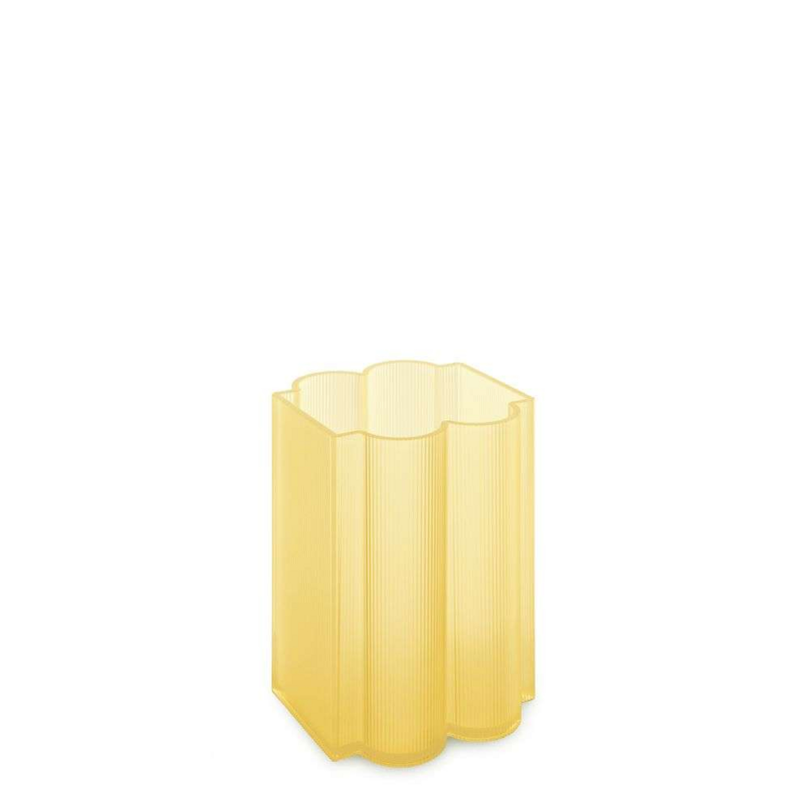 Okra Vase Low Yellow - Kartell