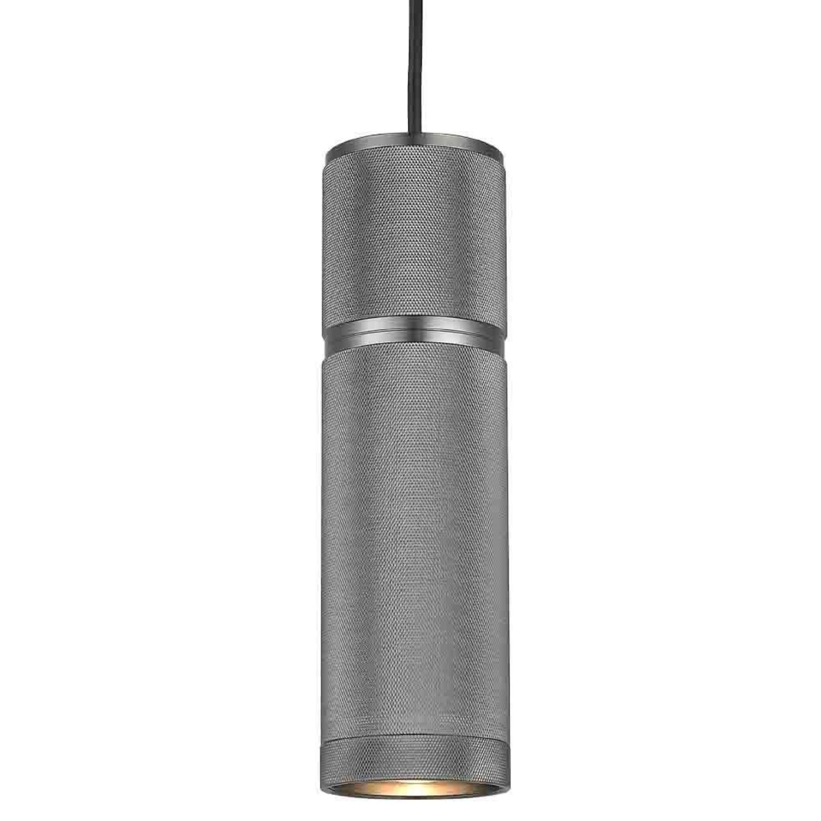 Halo The Pendant Závěsná Lampa Cylinder Gunblack - Halo Design