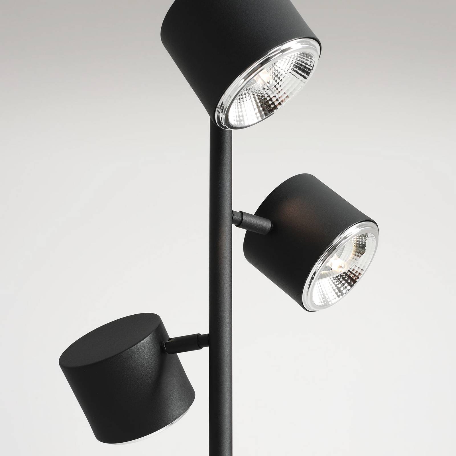 Lampa wisząca 1047E, 3-punktowa, czarna