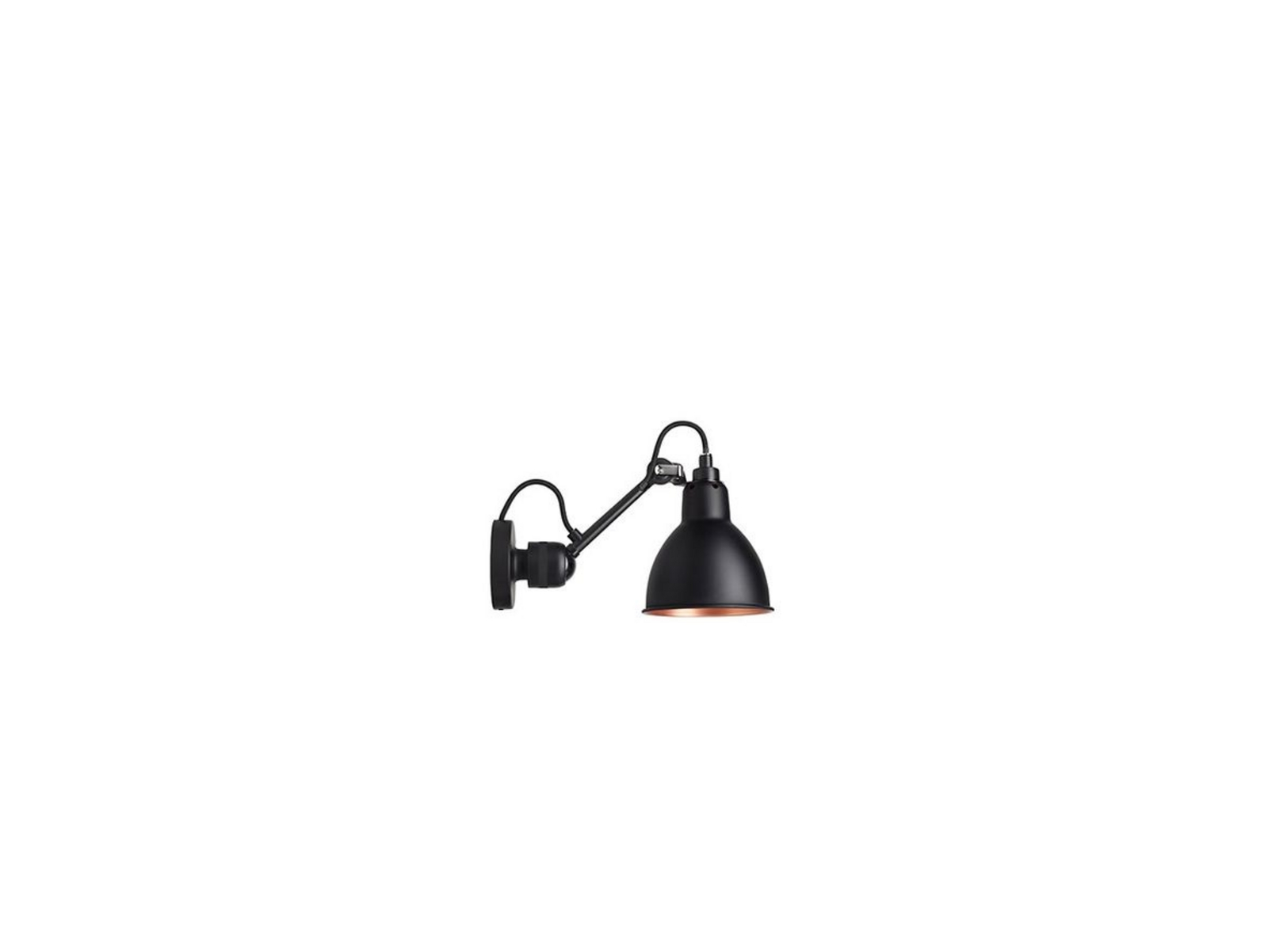 304SW Nástěnné Svítidlo Black/Black/Copper - Lampe Gras