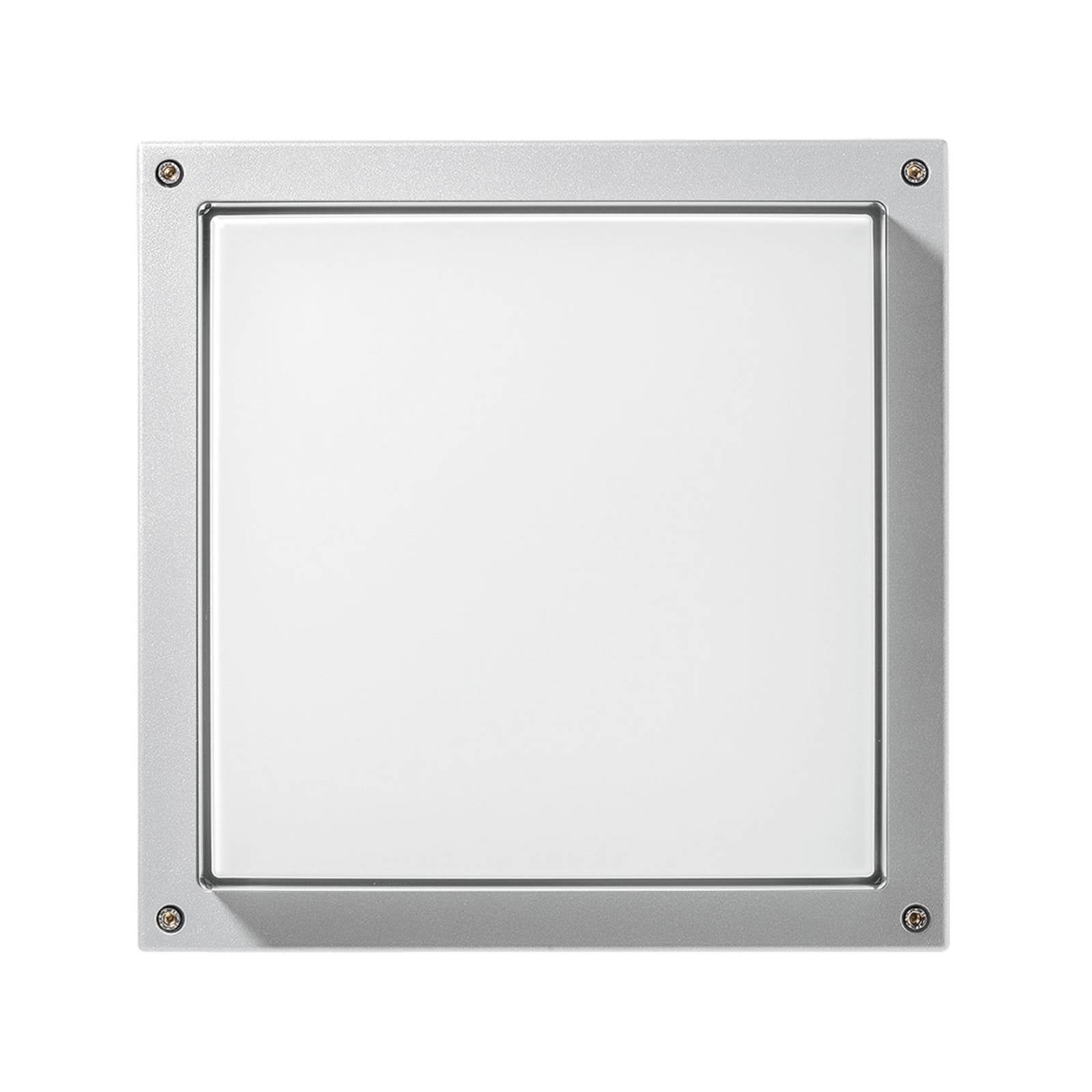 Performance in Lighting LED-Wandleuchte Bliz Square 40, 3.000K, weiß - Wandlampe - weiß / opal - Aluminium