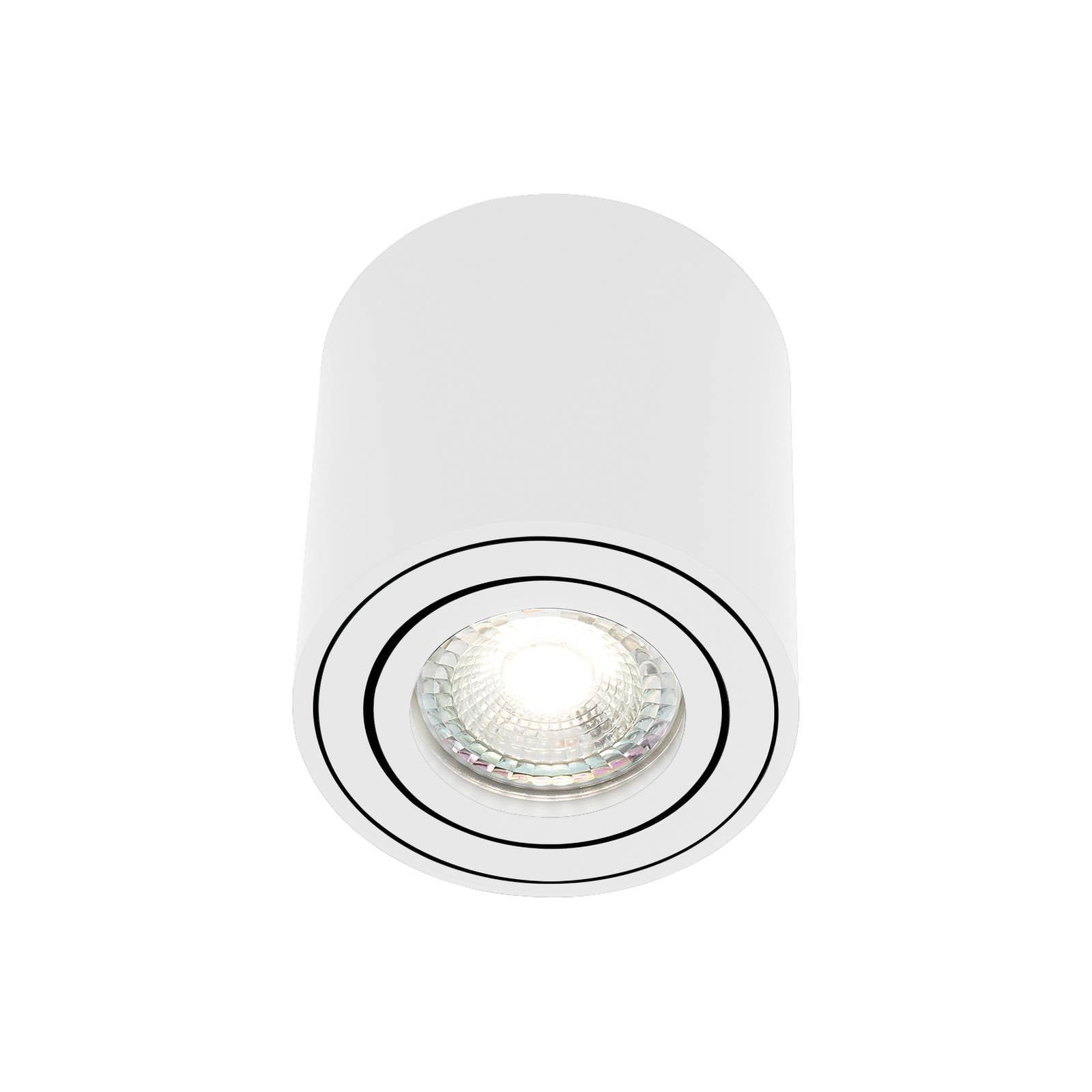 Downlight Sabonis Surface, GU10, Aluminium, weiß