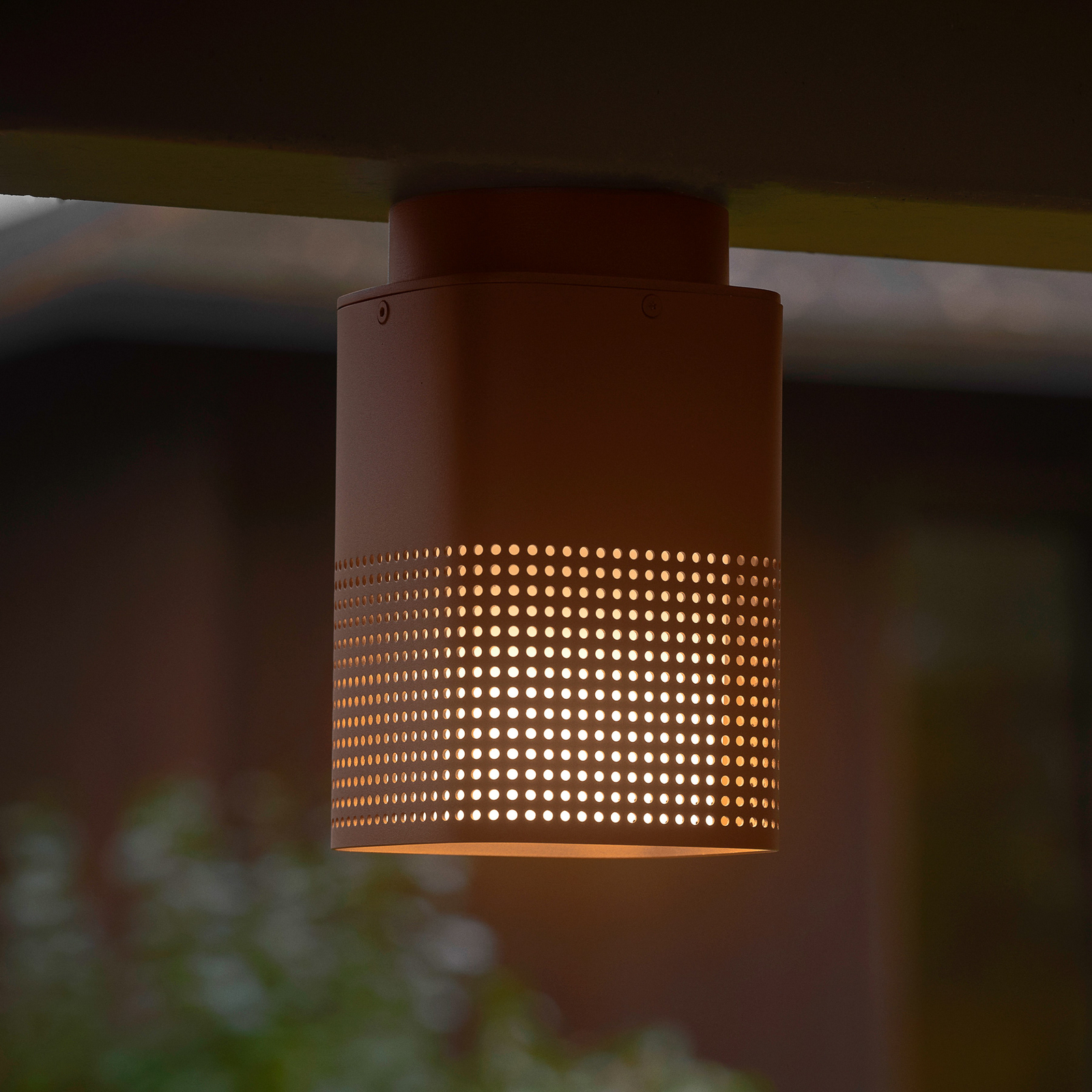 Venkovní bodové svítidlo Sidara Seaside, hnědá metalíza, IP54, E27