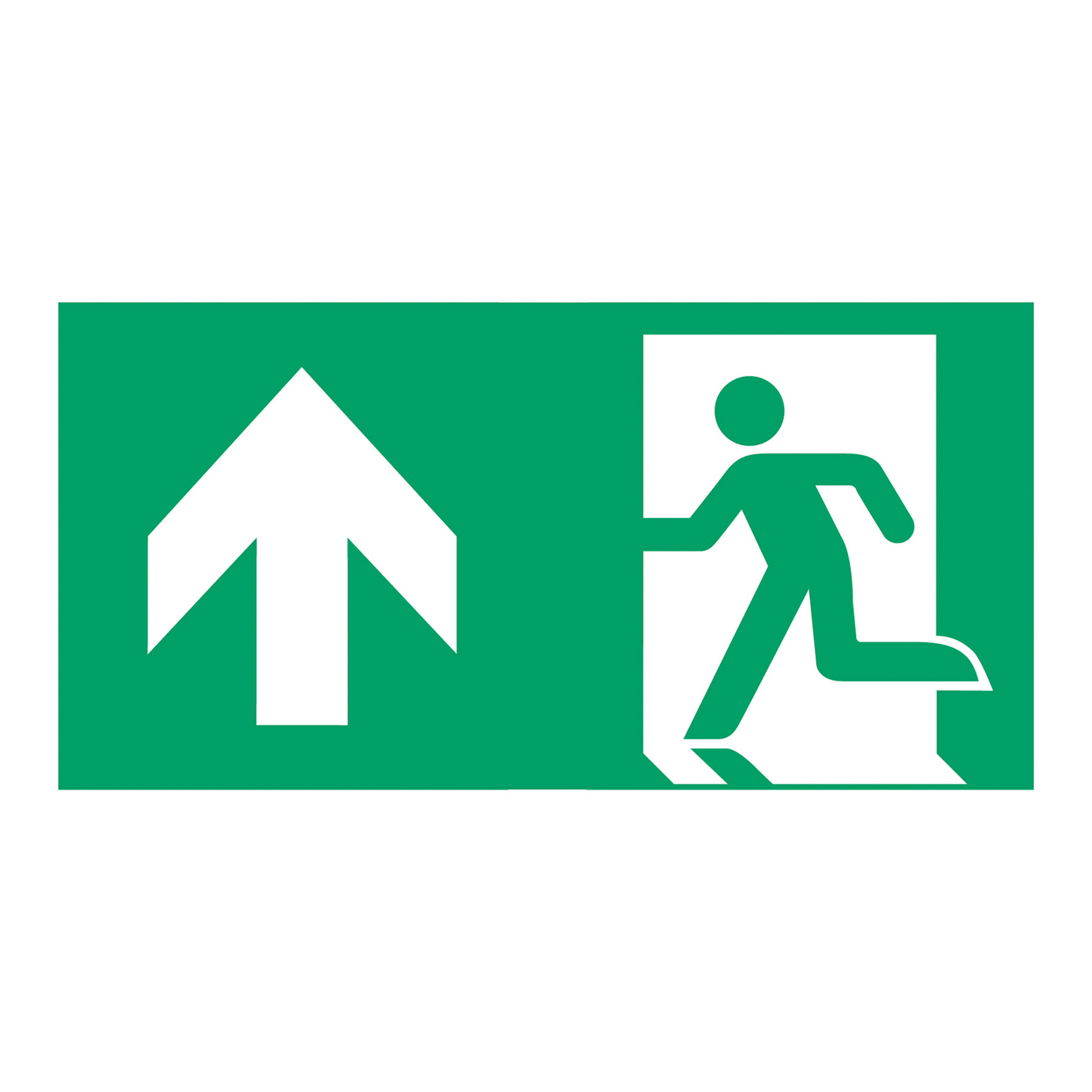 Πινακίδα οδεύσεως διαφυγής τύπου H για E-LUX Standard