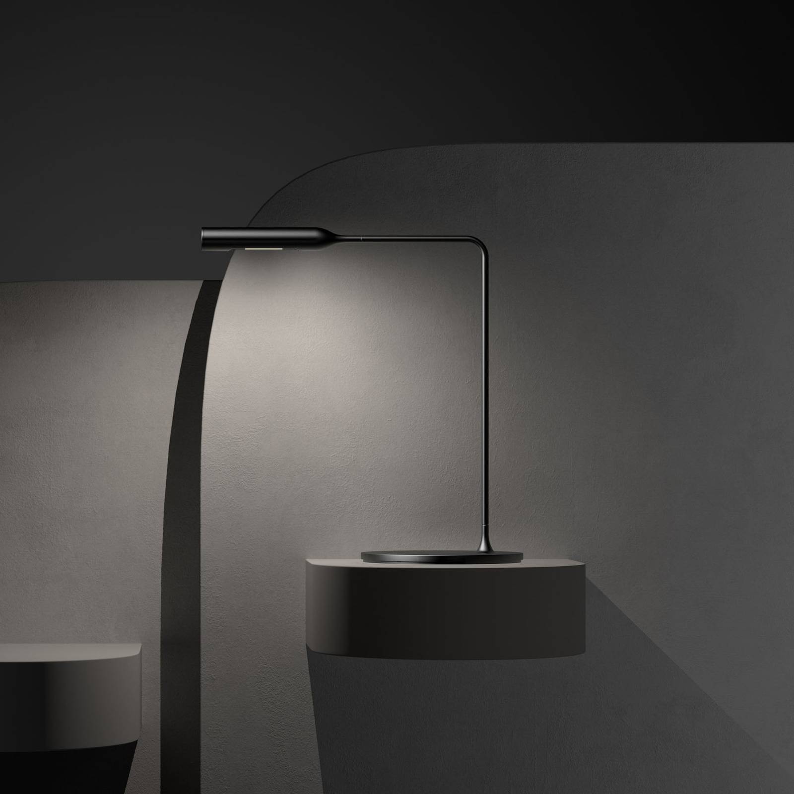 Image of Lumina Flo Bedside Lampada LED da tavolo 3.000K nera