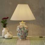 KOLARZ Giardino Panse - floral table lamp, 40 cm