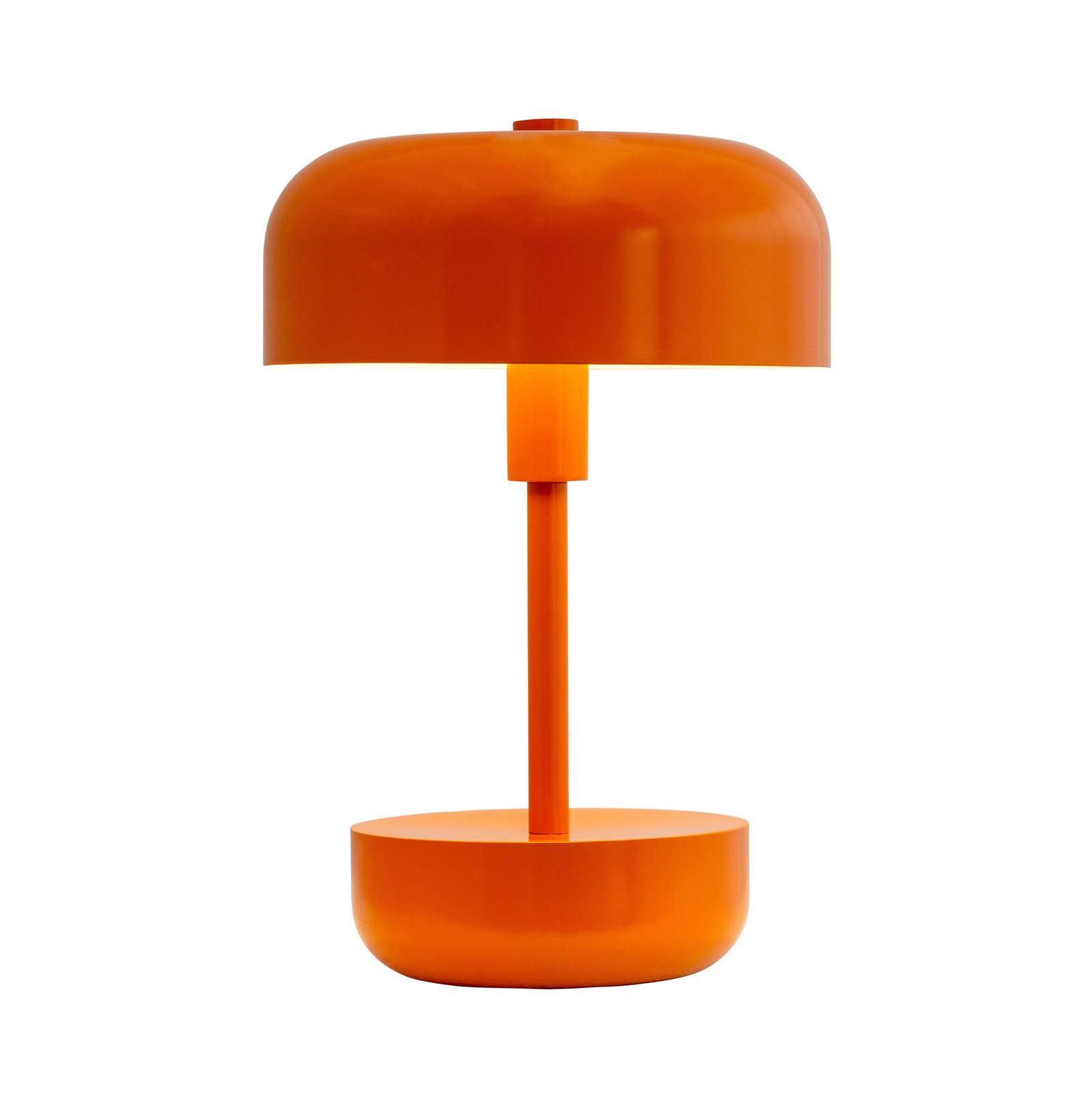 Dyberg Larsen Haipot LED namizna svetilka na baterije oranžna