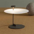 Vibia Flat LED podlahová lampa 43 cm bílá, stmívač