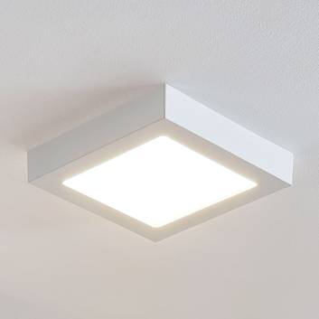 Plafón LED Marlo blanco 3.000 K angular 23,1cm
