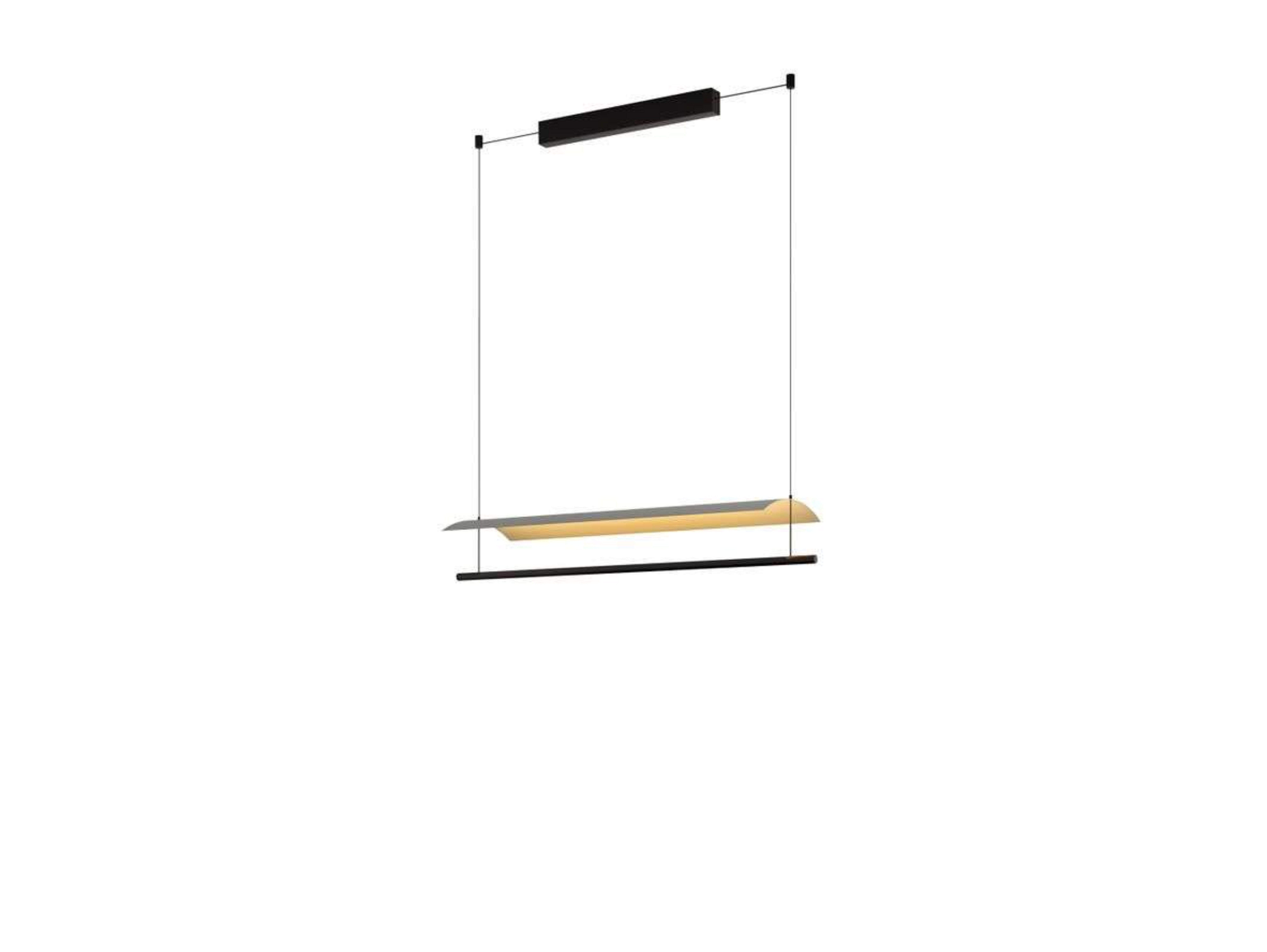 Lámina 85 Suspension White/Black - Santa & Cole