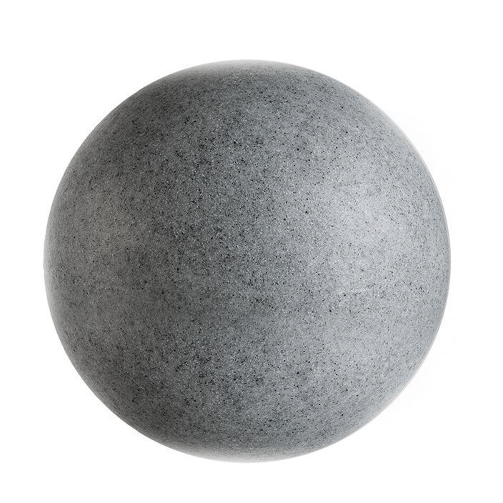 Lâmpada de globo para exterior com espigão, granito, Ø 25cm