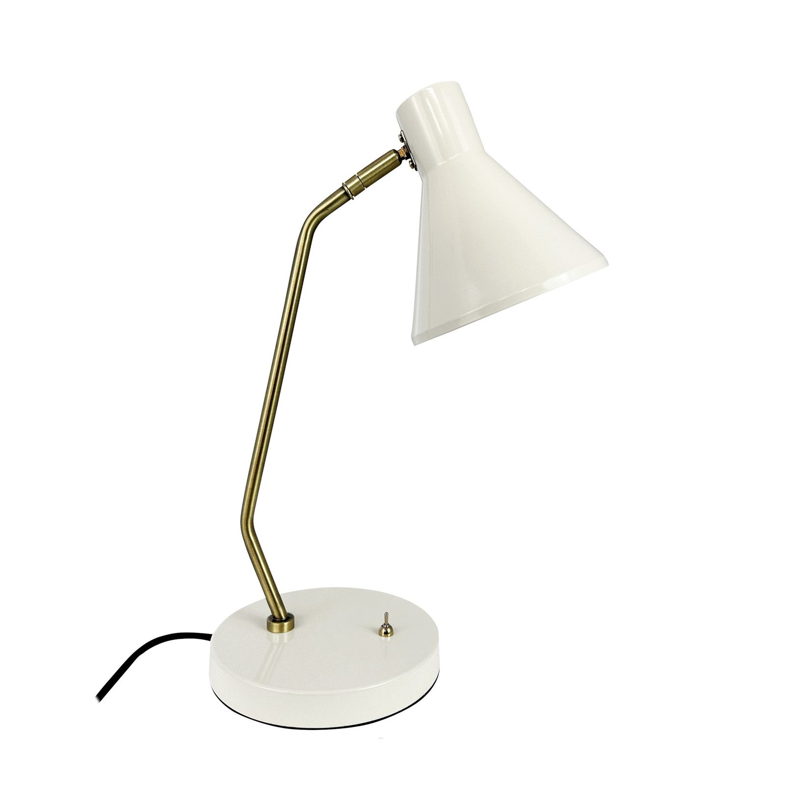 Sleep Stolna lampa Shiny Bijela/Antique Mesing - DybergLarsen