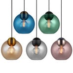 BUBBLES hanging light, green, Ø 24 cm, glass, E27 - Halo Design