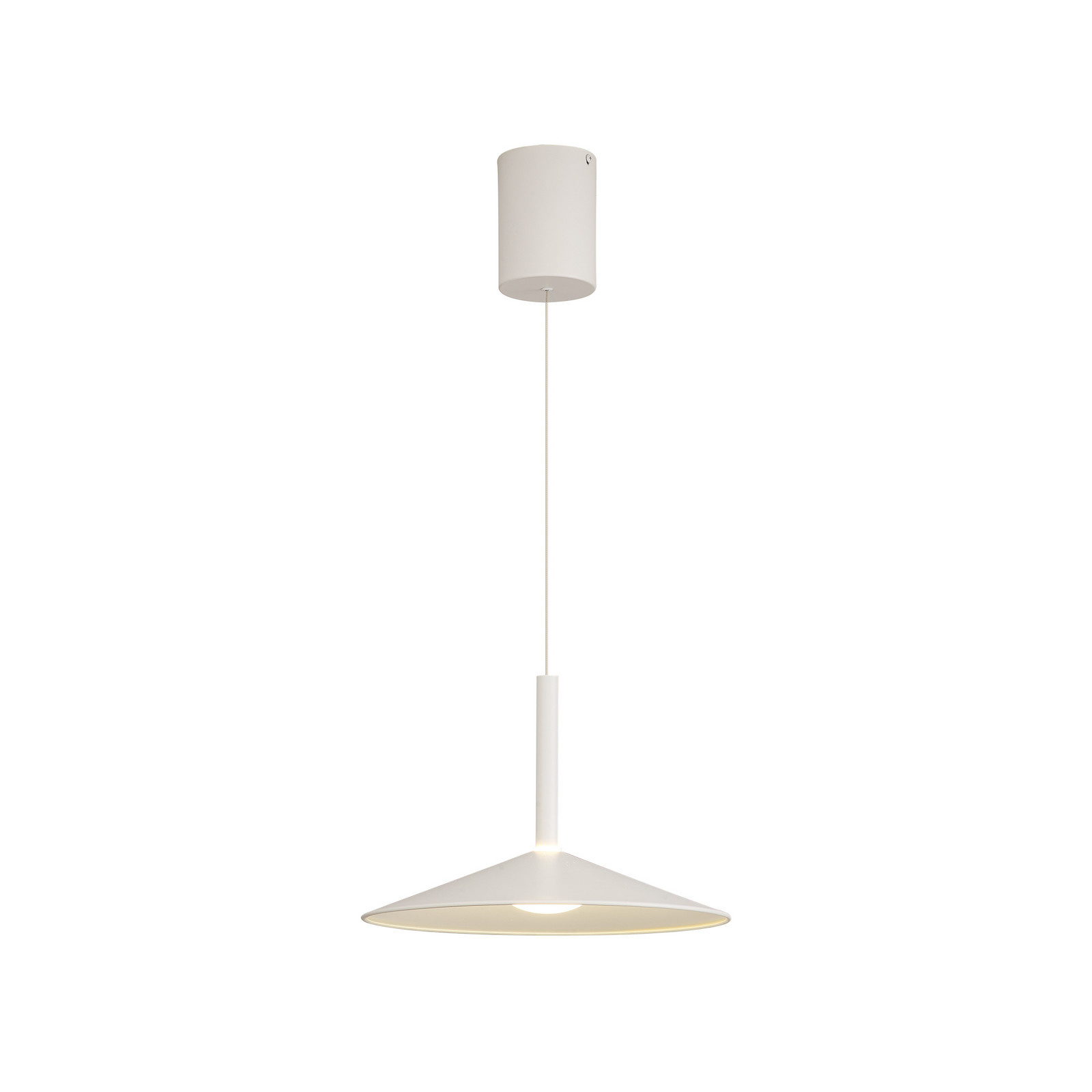 Mantra Iluminación Calice LED viseća svjetiljka, bijela, Ø 32 cm, podesiva po visini - Kuhinja - Aluminij