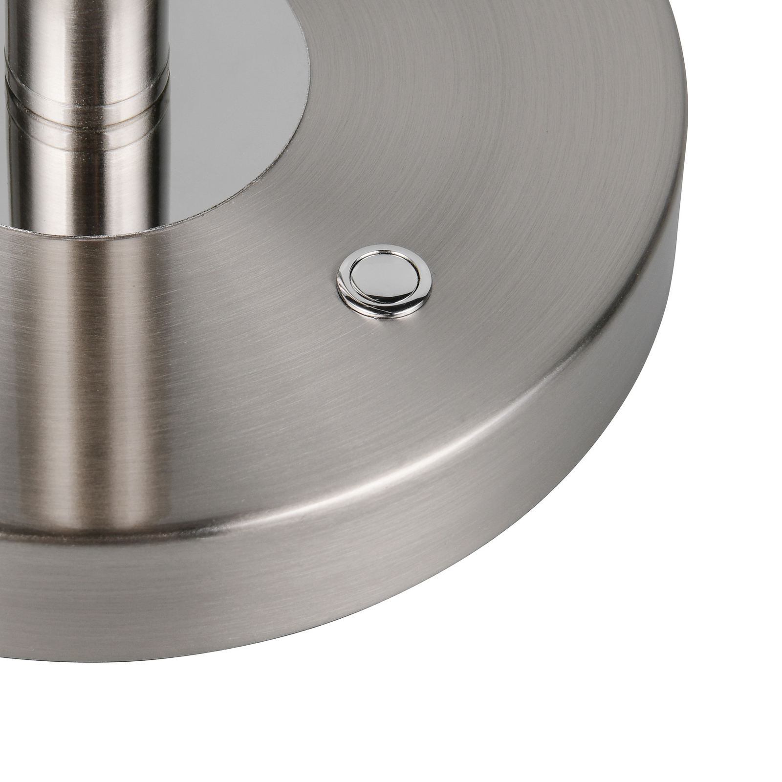 Monza LED stolna lampa, boje nikla, visina 52 cm, metalna