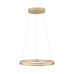 Lampada a sospensione PURE LED E-Loop, ottone, Ø 70 cm alluminio CCT