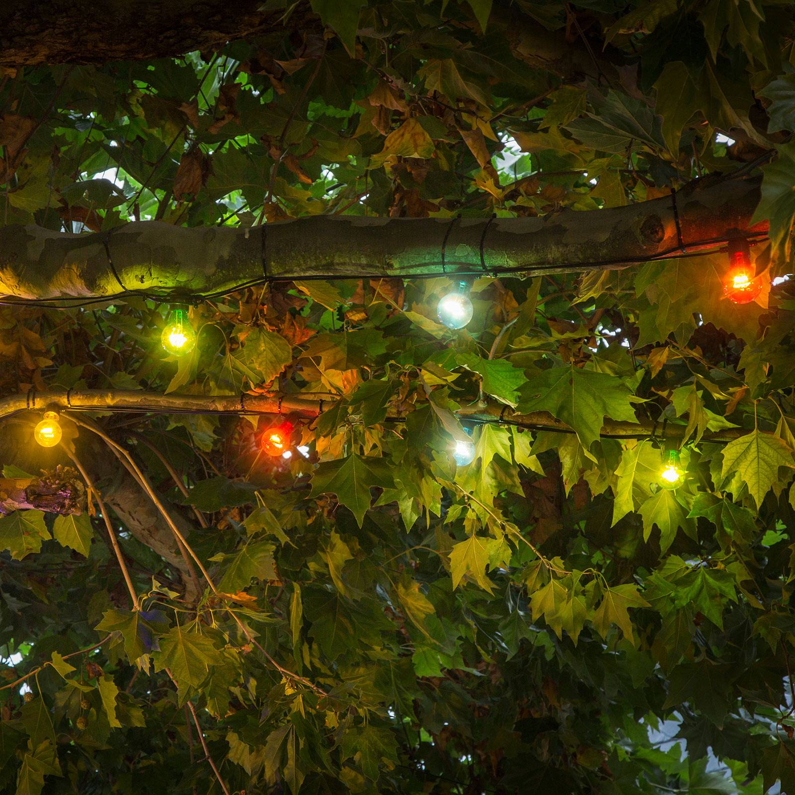 Konstsmide Christmas LED světelný řetěz pro prodloužení pivní zahrady, barevný