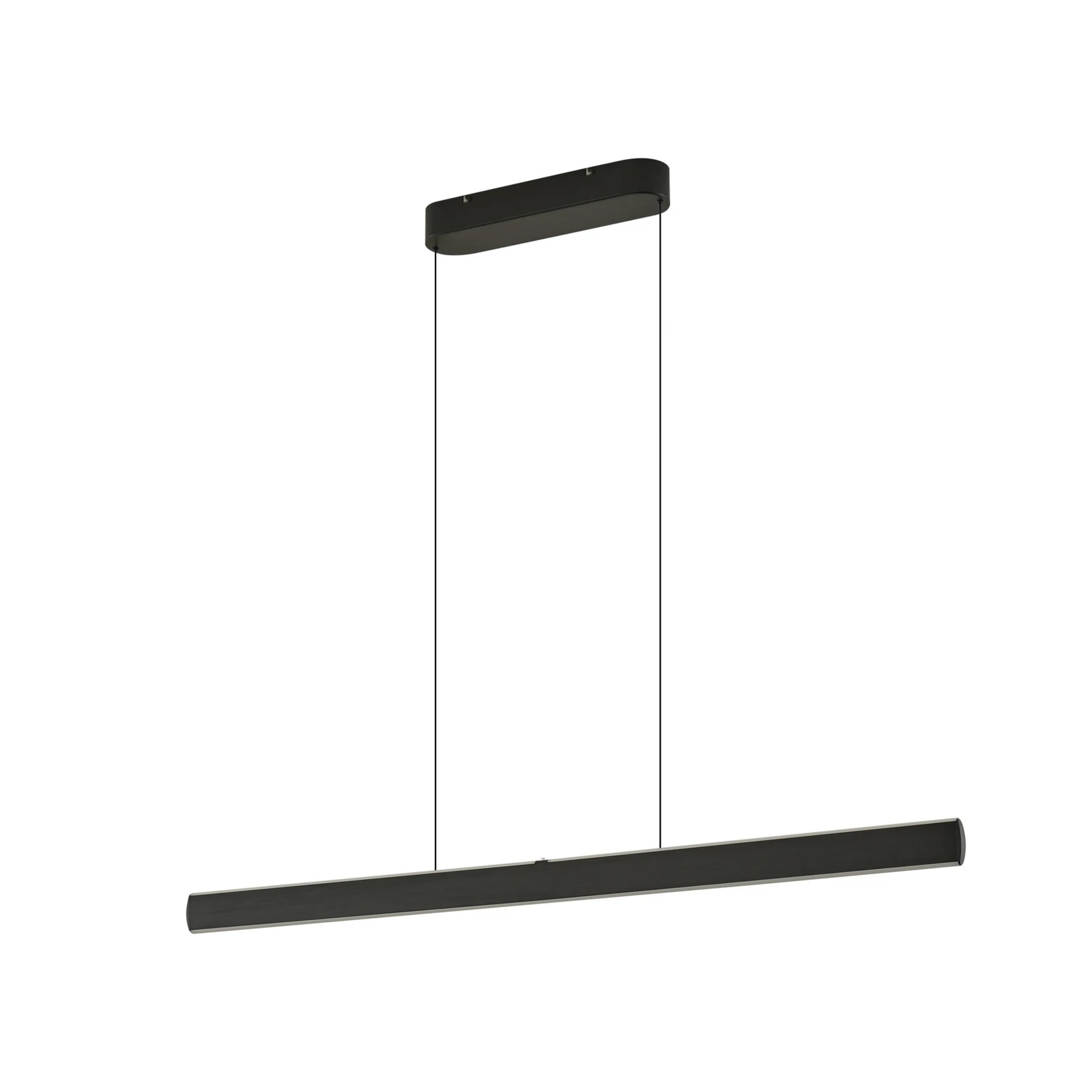 Lucande LED-Hängelampe Arvon, schwarz, 117 cm, dimmbar, CCT