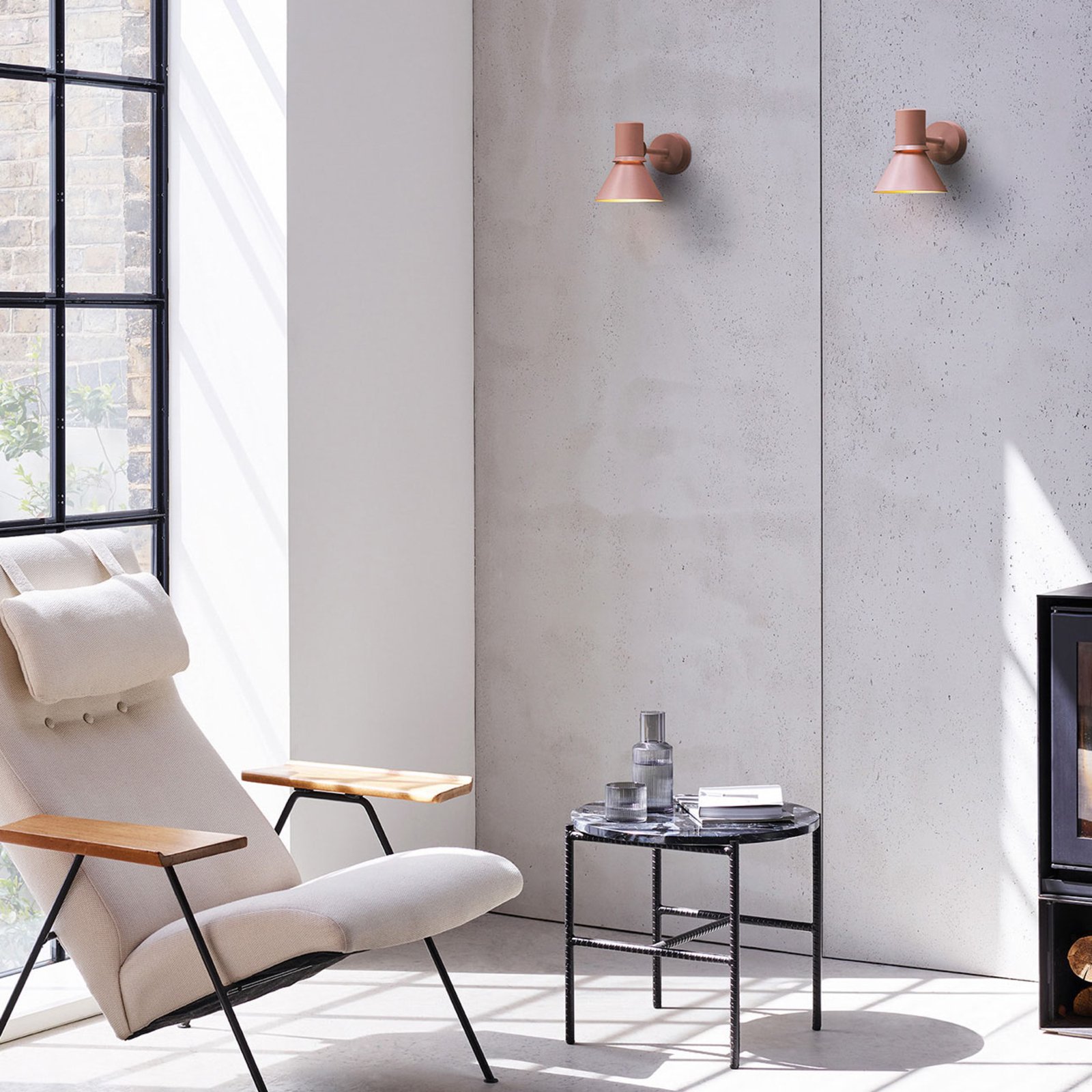 Type 80 Vegglampe Rose Pink - Anglepoise