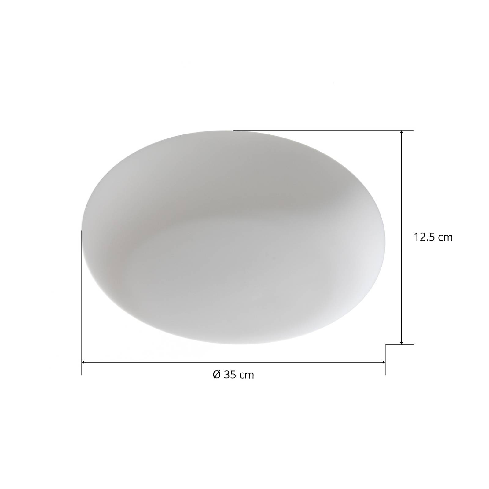 Artemide Itka szklany kinkiet IP65 Ø 35 cm