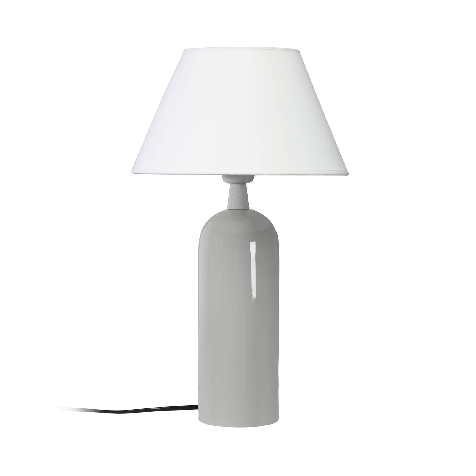 E-shop PR Home Carter stolová lampa sivá/biela