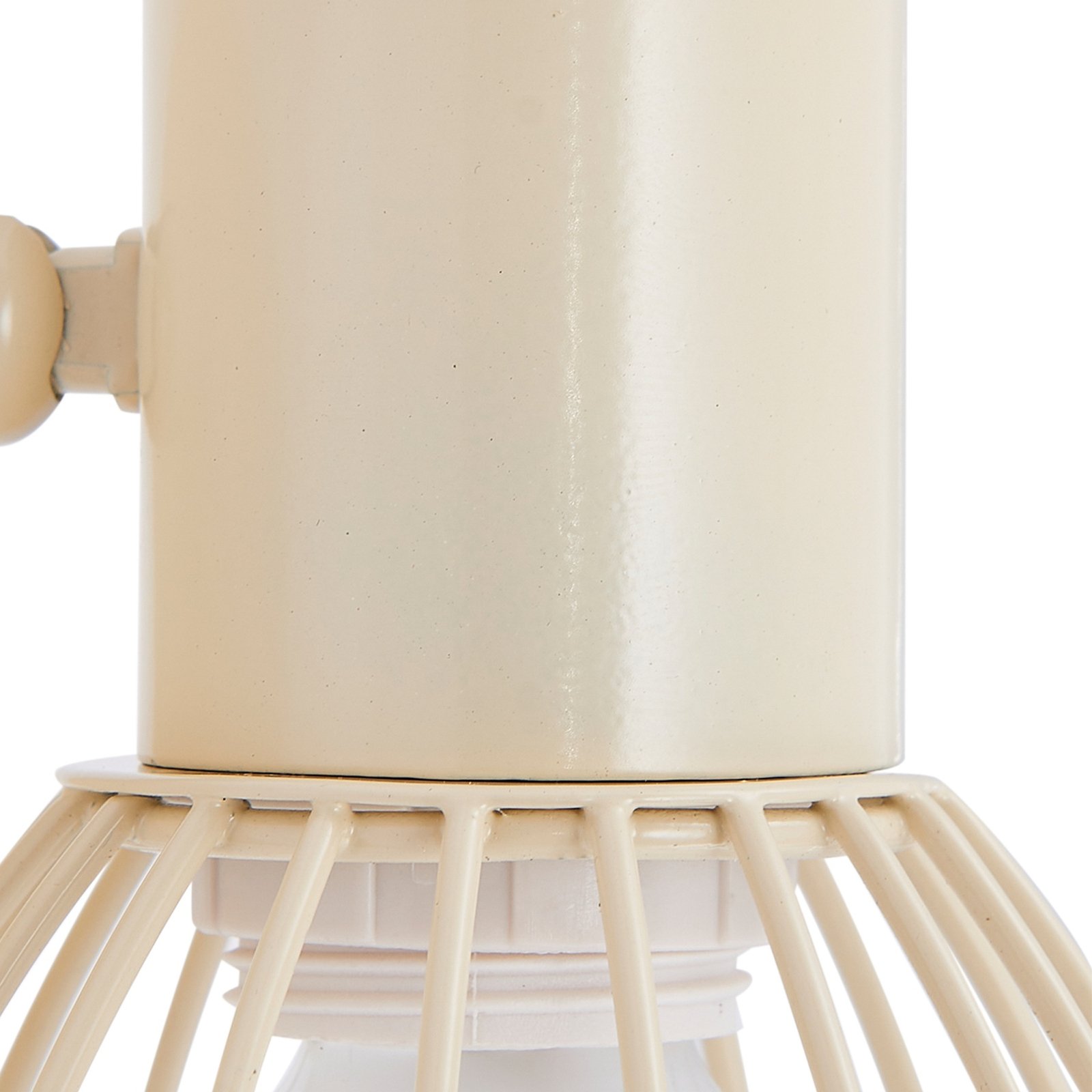 Plafoniera Lindby Piena, beige, 1 luce, metallo, Ø 93,cm