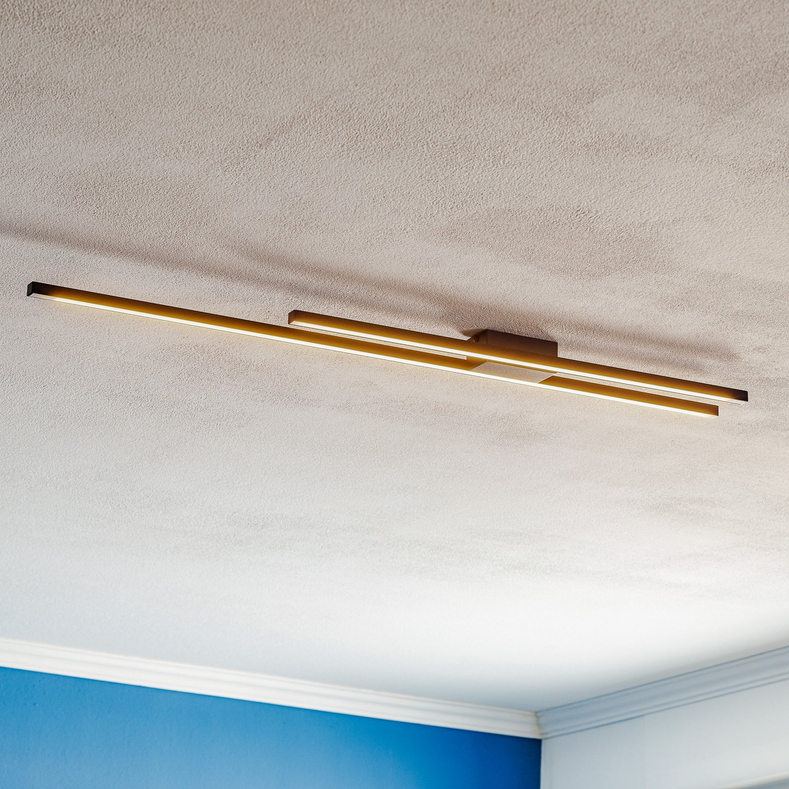 Horst LED ceiling light, 2-bulb