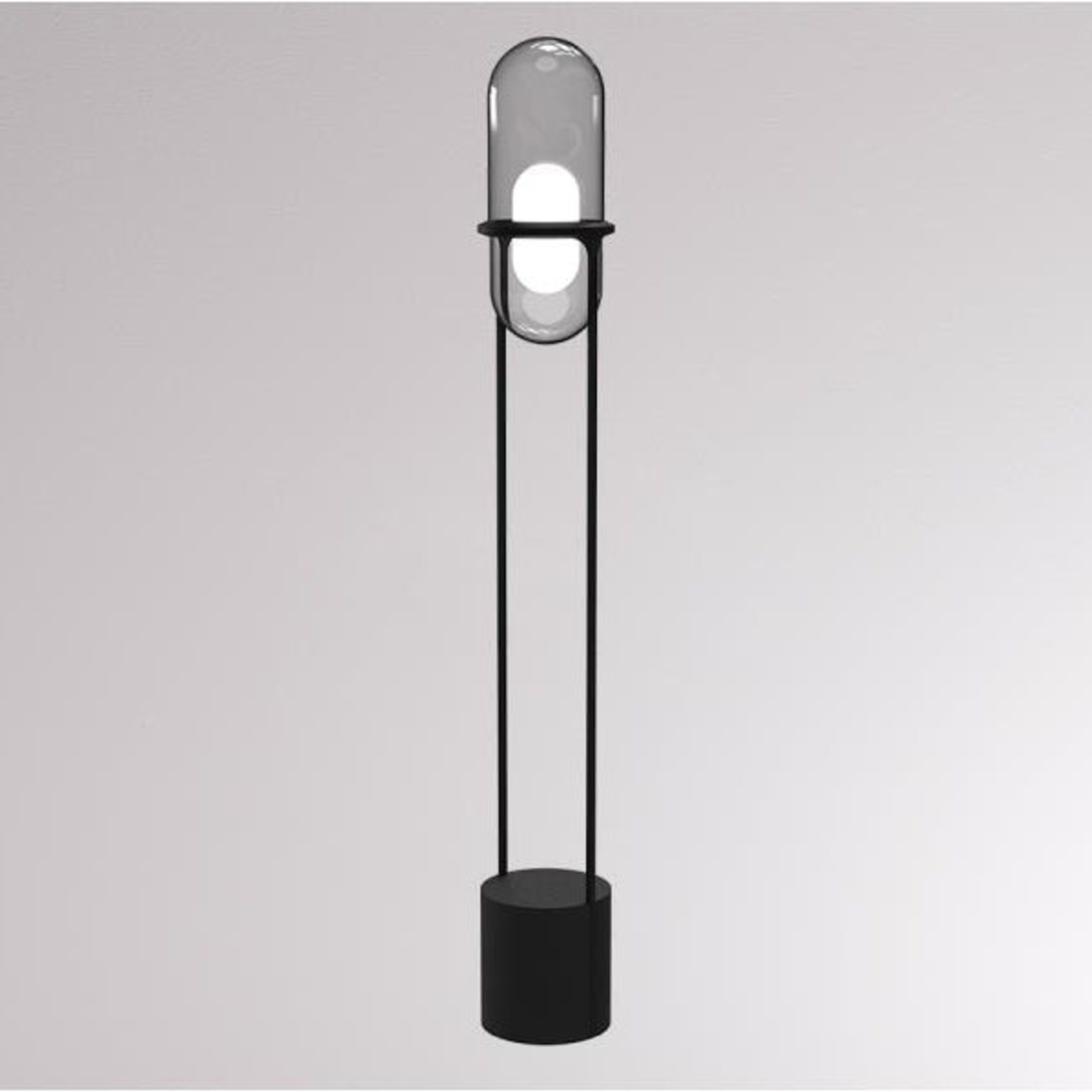 Pille LED állólámpa szürke/szürke