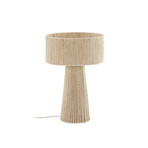 Lampe à poser Anuva, E27, hauteur 42 cm, beige, papier - Lindby