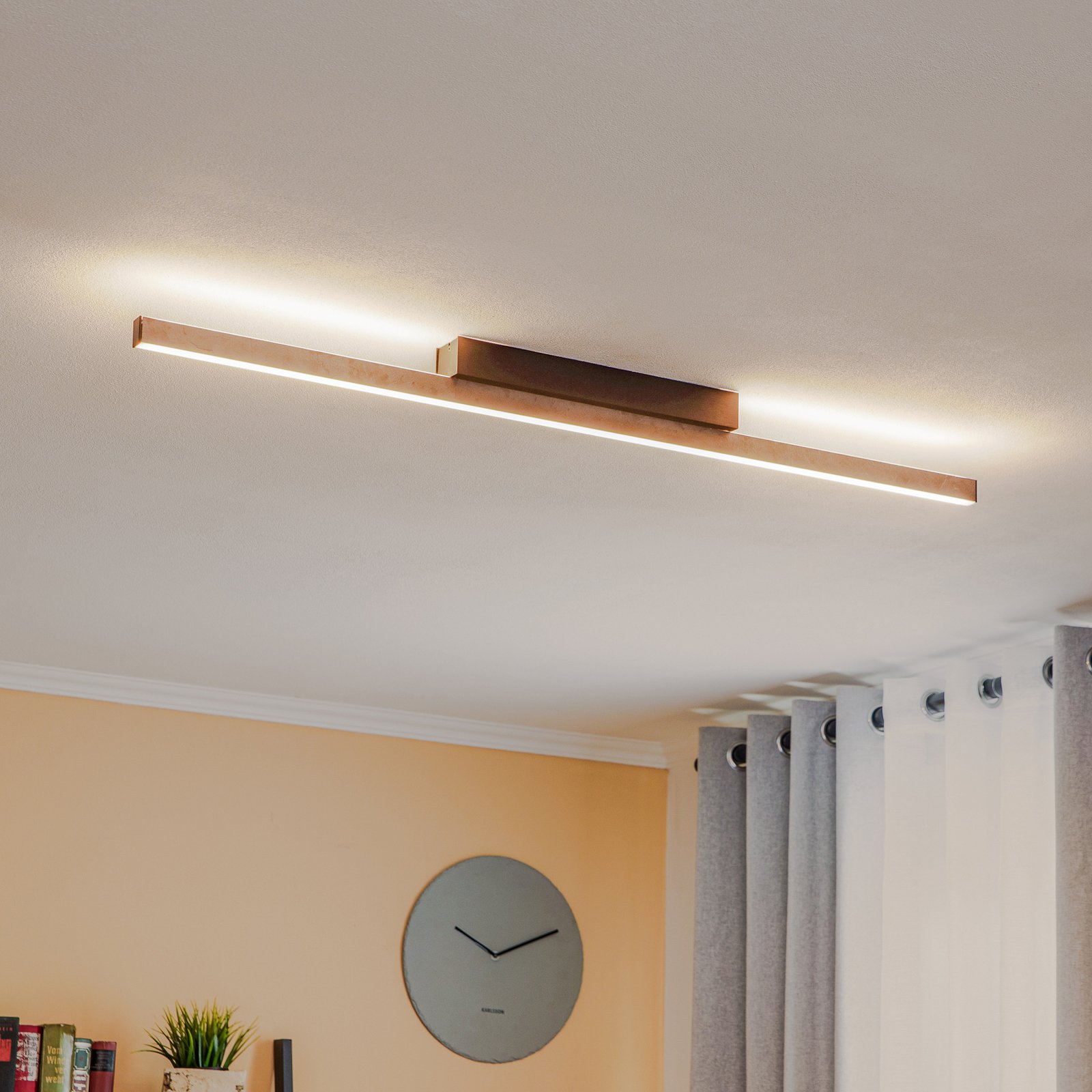 Quitani Zino LED φωτιστικό οροφής γκρι σχιστόλιθο 38W