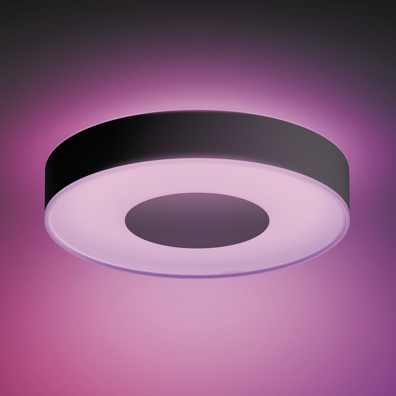 Philips Hue Infuse LED лампа за таван 38,1 см, черна